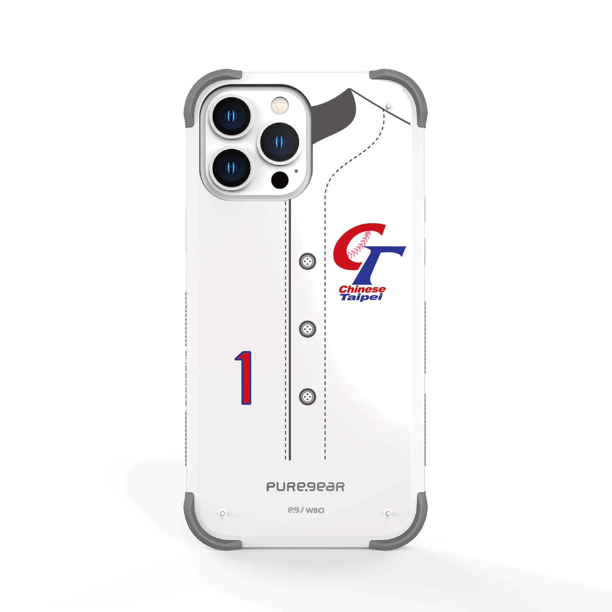 iPhone 13/12/11 坦克軍規防摔手機 / CT球衣 1-17 (WBC)