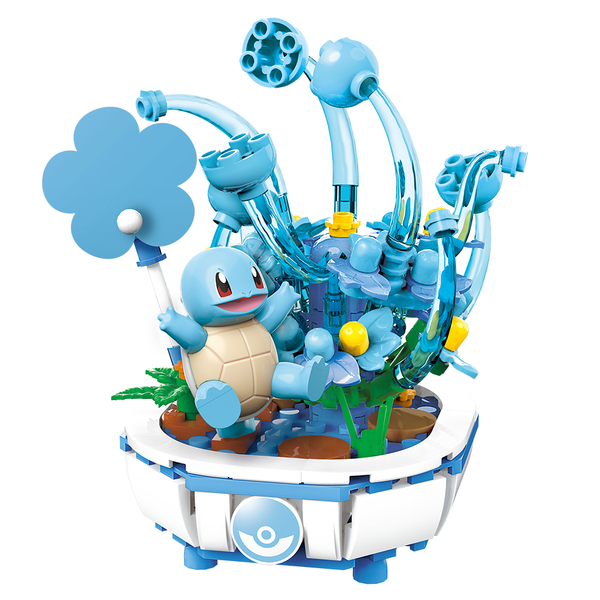 《 QMAN 》寶可夢 盆栽系列積木 傑尼龜