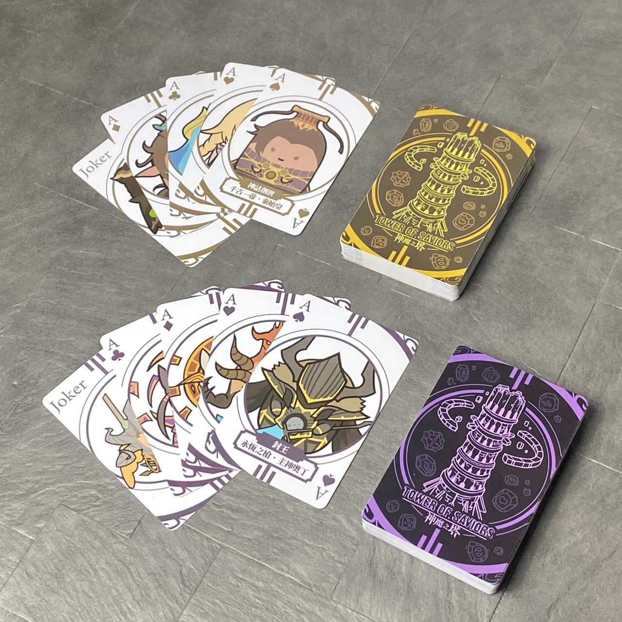 《神魔之塔》Q版撲克牌套組（早鳥限量100組隨機贈送壓克力造型鑰匙圈或手機支架）