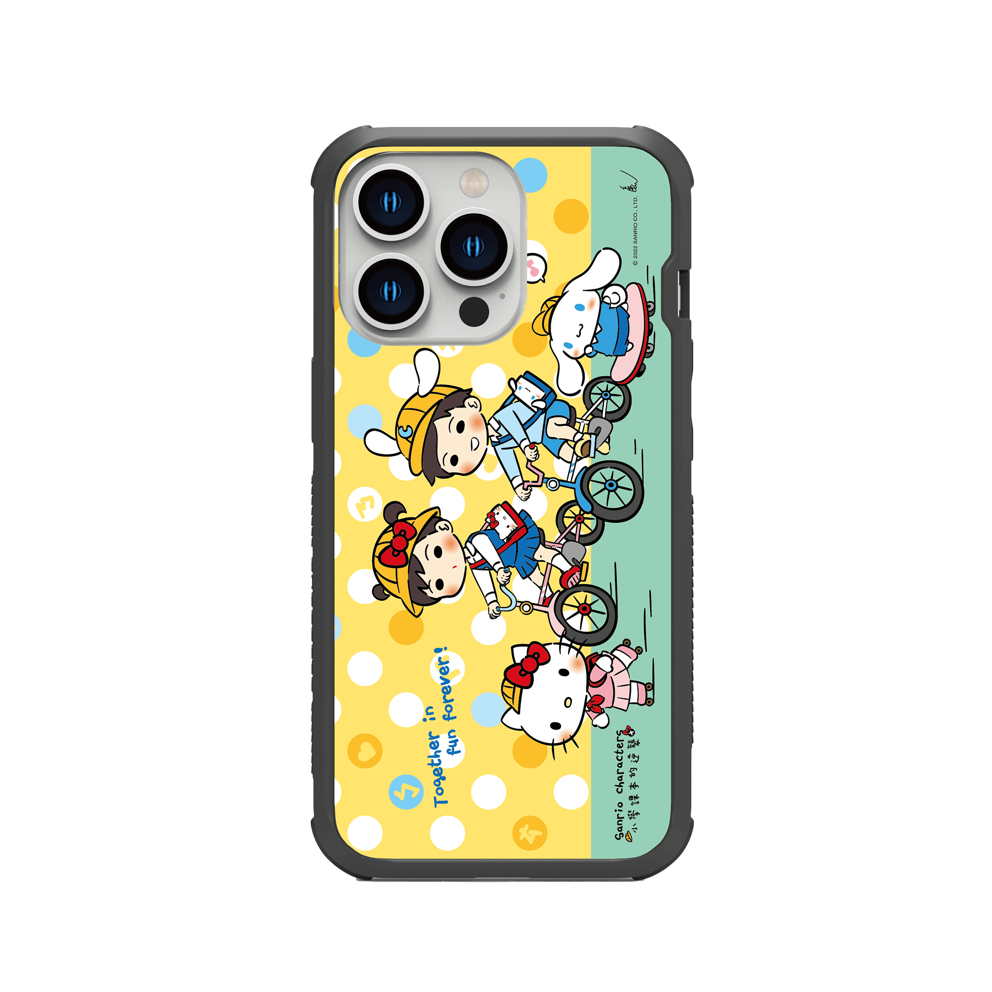 iPhone 13/12/11 輕坦克防摔手機殼 / 一起玩 (三麗鷗)