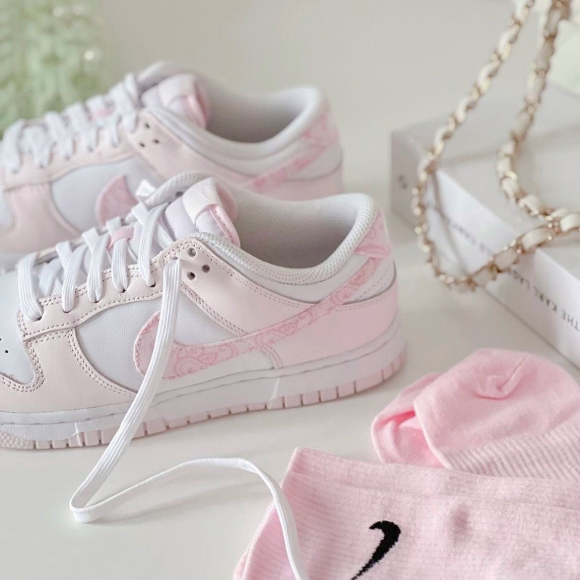 Nike Dunk Low 櫻花腰果花（FD1449-100）
