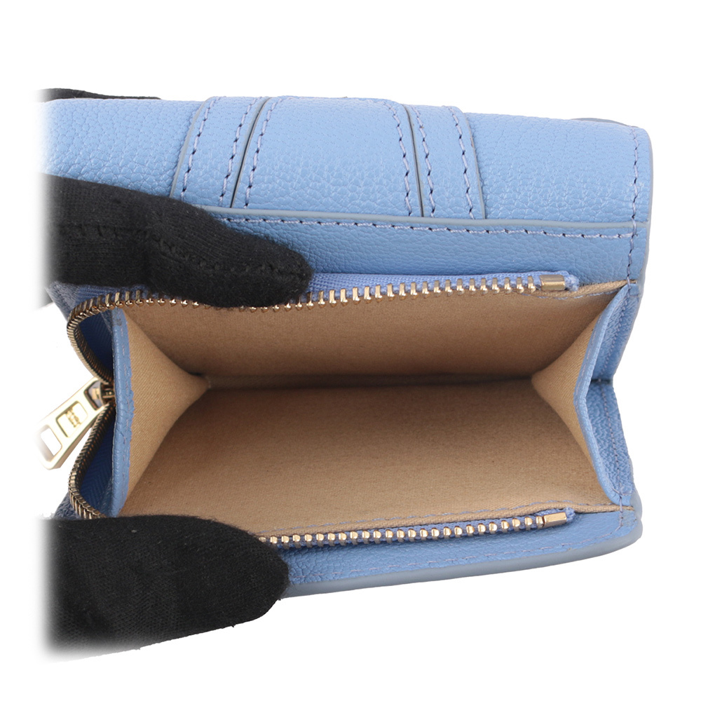 【SEE BY CHLOE】HANA系列三折短夾(波斯藍)