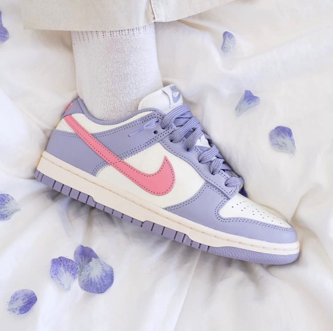 Nike Dunk Low Indigo Haze 粉紫色