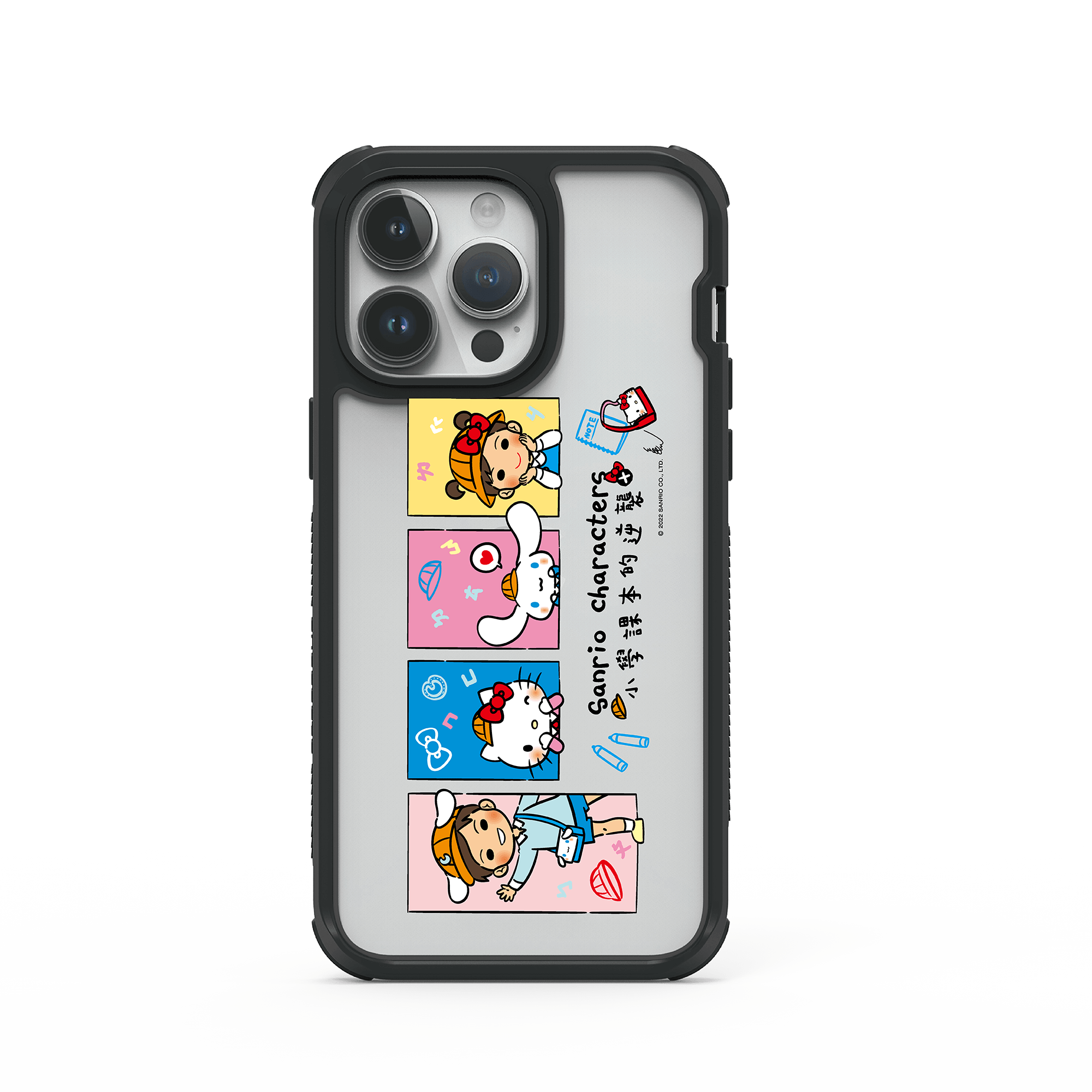 iPhone 14 輕坦克防摔手機殼 / 四人行 (三麗鷗)