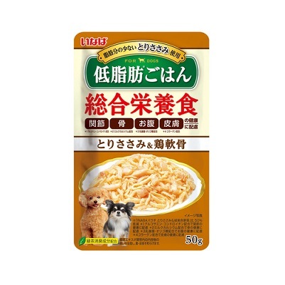 INABA 綜合營養(低脂主食) 雞肉+雞軟骨 50g【原盒16包】