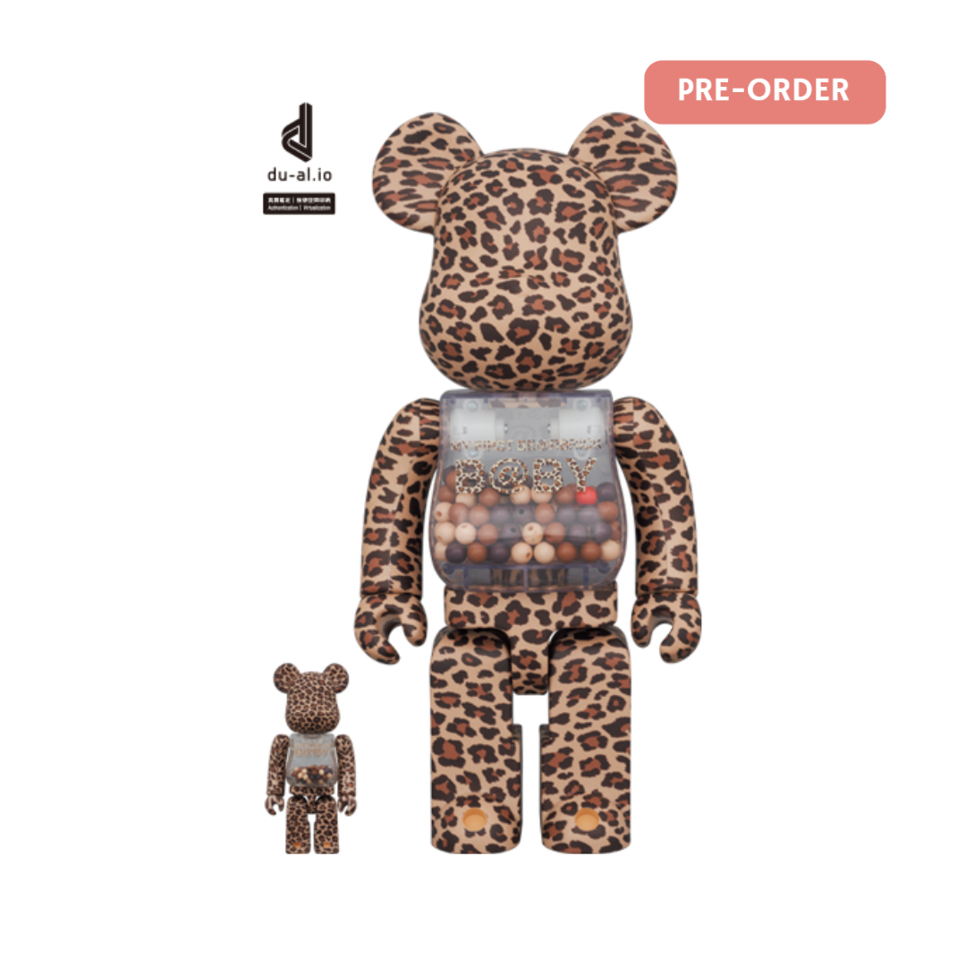 MY FIRST BE@RBRICK B@BY LEOPARD Ver.100％ & 400％