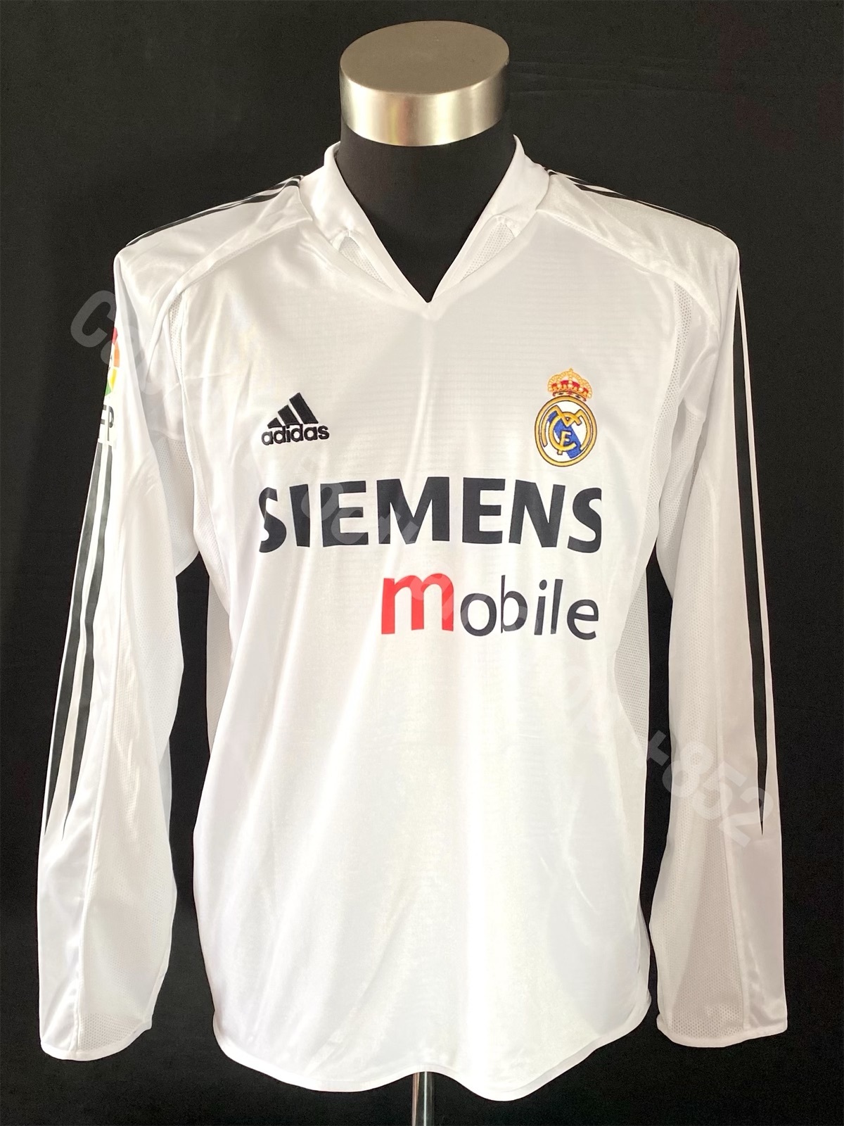 (更衣室版) 皇家馬德里 2004-2005 Adidas 主場長袖更衣室版球衣 #10 FIGO
