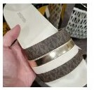 [S] MICHAEL KORS BRANDY SLIDE,LT CREAM, 49T1BDFA1B-LT CREAM (SMK375)