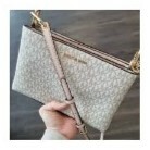 [S] MICHAEL KORS 35H1G9TC88 TRISHA MEDIUM TRIPLE CPTMT XBODY,POWDER BLUSH MULTI, 194900899748 (SMK382)