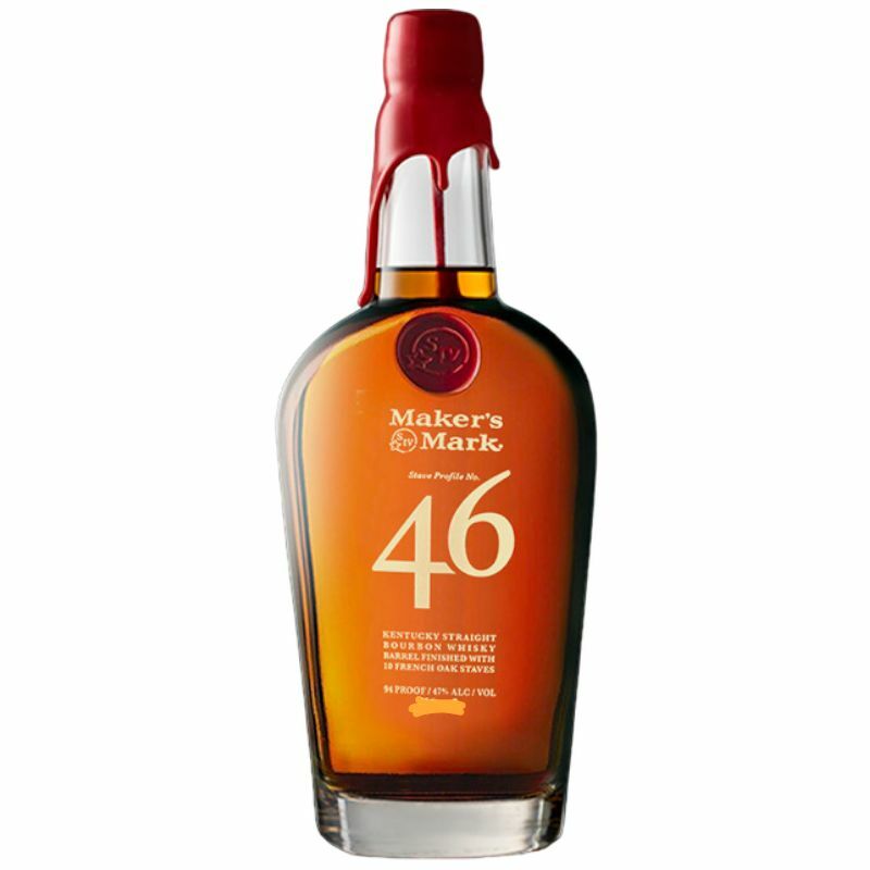 Makers Mark Stave profile No.46 Kenntucky Straight Bourbon Whisky (French oak finished) 700mL
