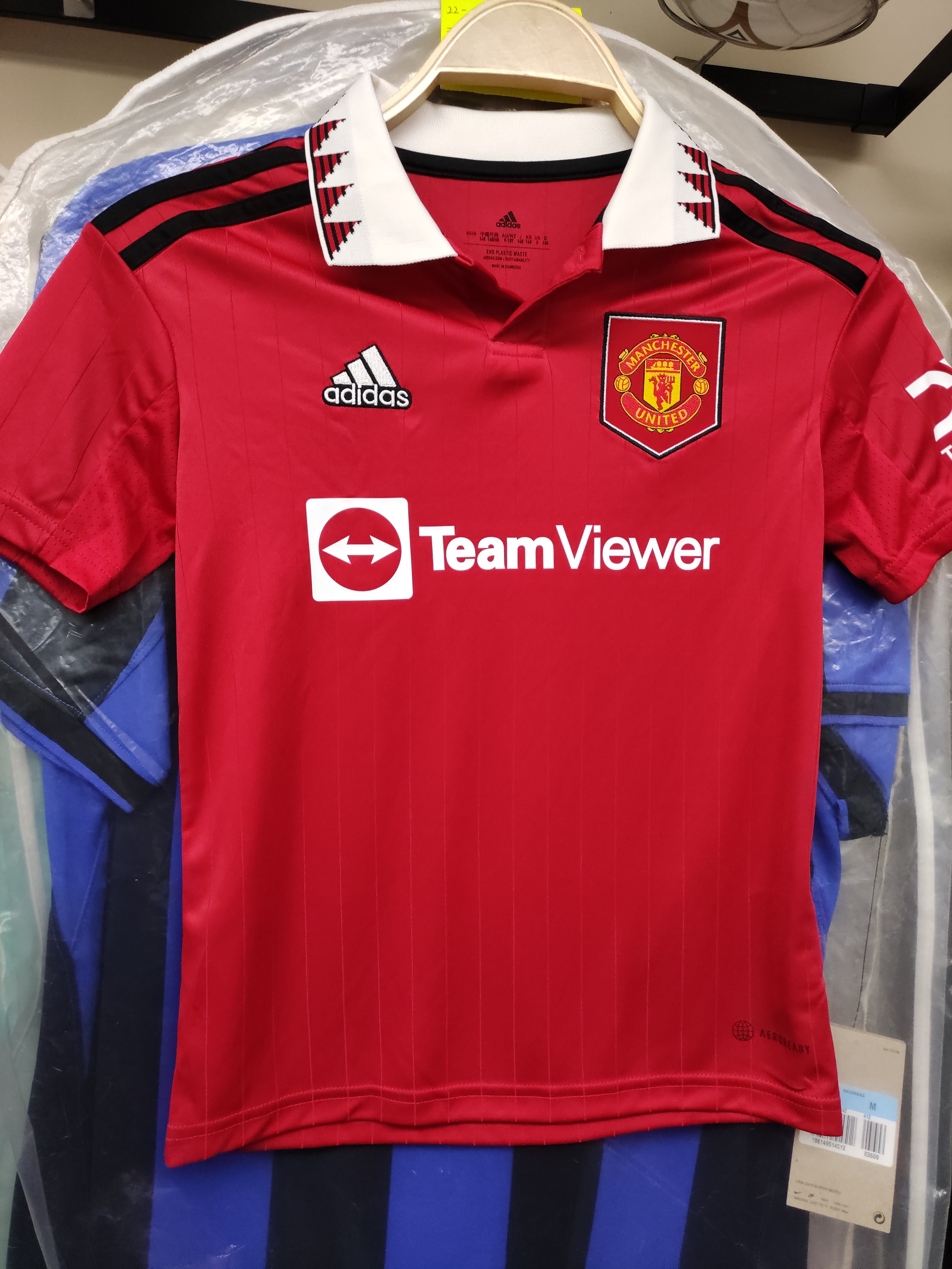 22-23曼聯主場C朗拿度童裝球衣