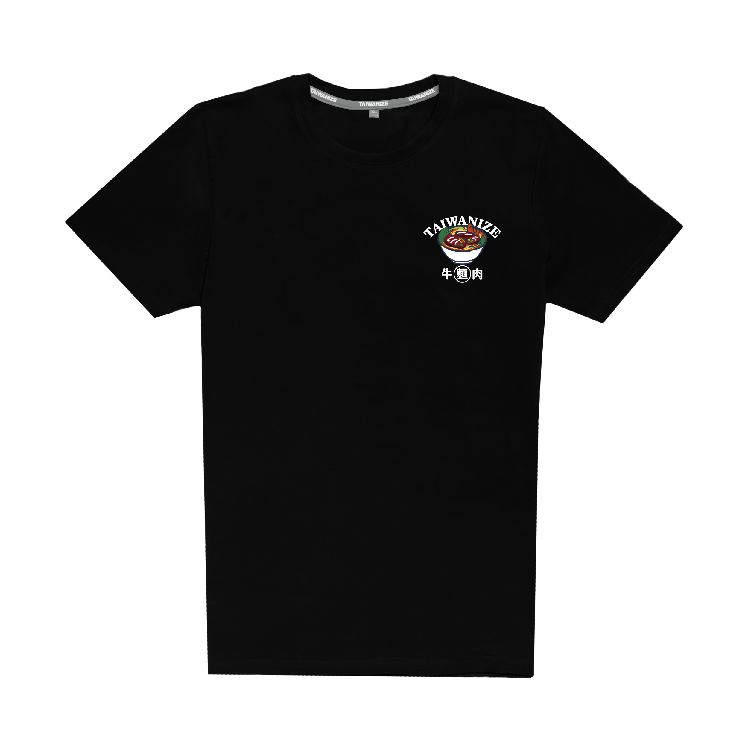 TAIWANIZE 台湾グルメ 牛肉麺刺繍モダールTシャツ
