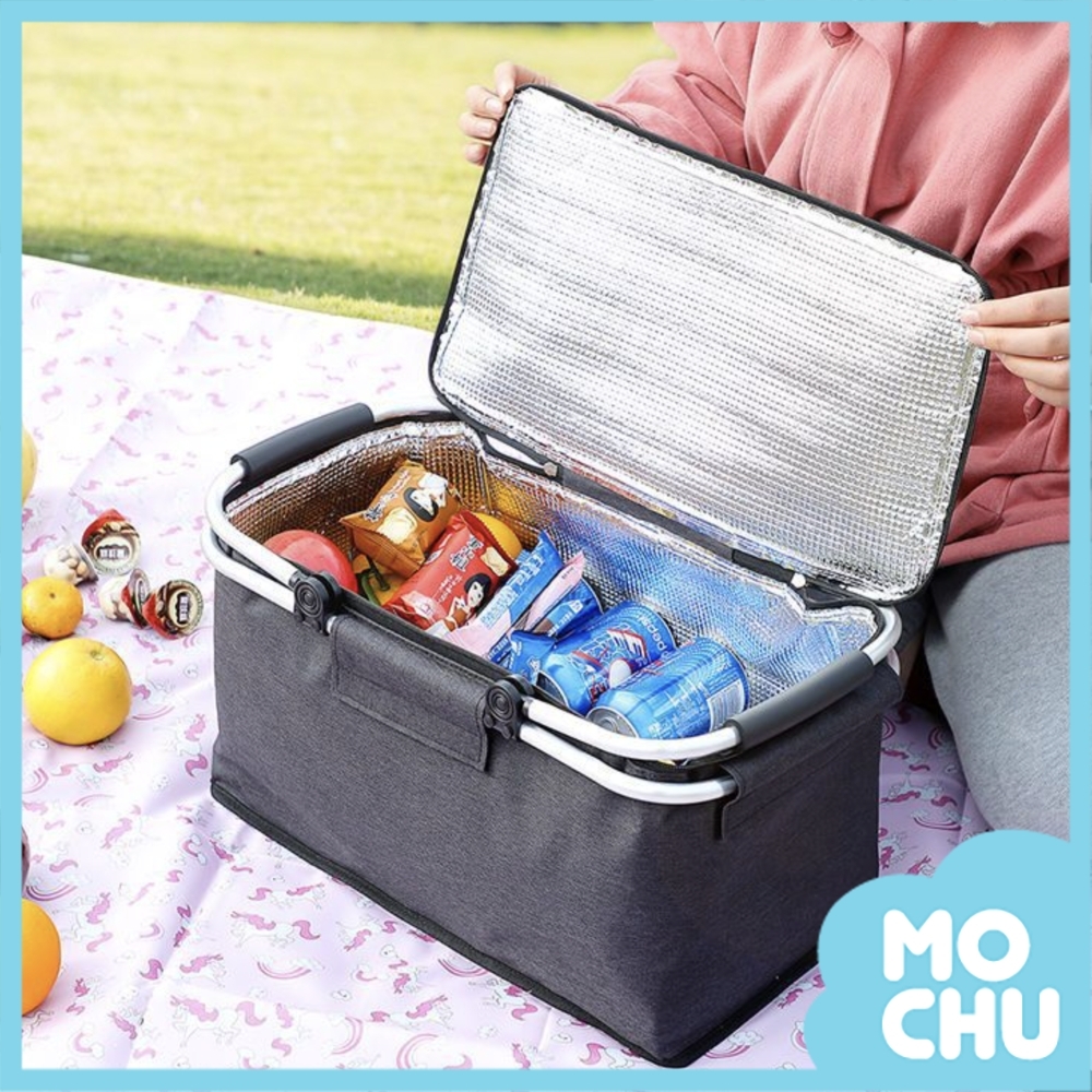 單色牛津布野餐提籃(四色)