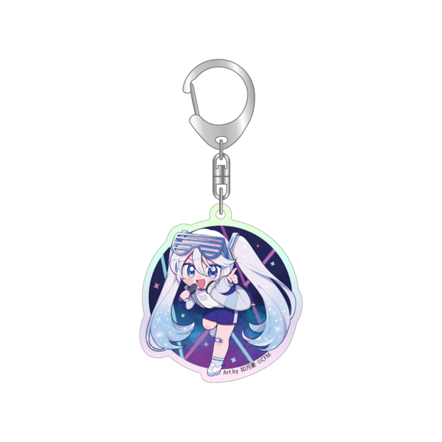 初音未來-壓克力鑰匙圈-オーロラアクリルキーホルダー(如月憂)(三款)