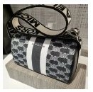 [S] MICHAEL KORS 37S3LCOU3X COOPER MINI DUFFLE XBODY,BLACK MULTI, 196163793924 (SMK391)