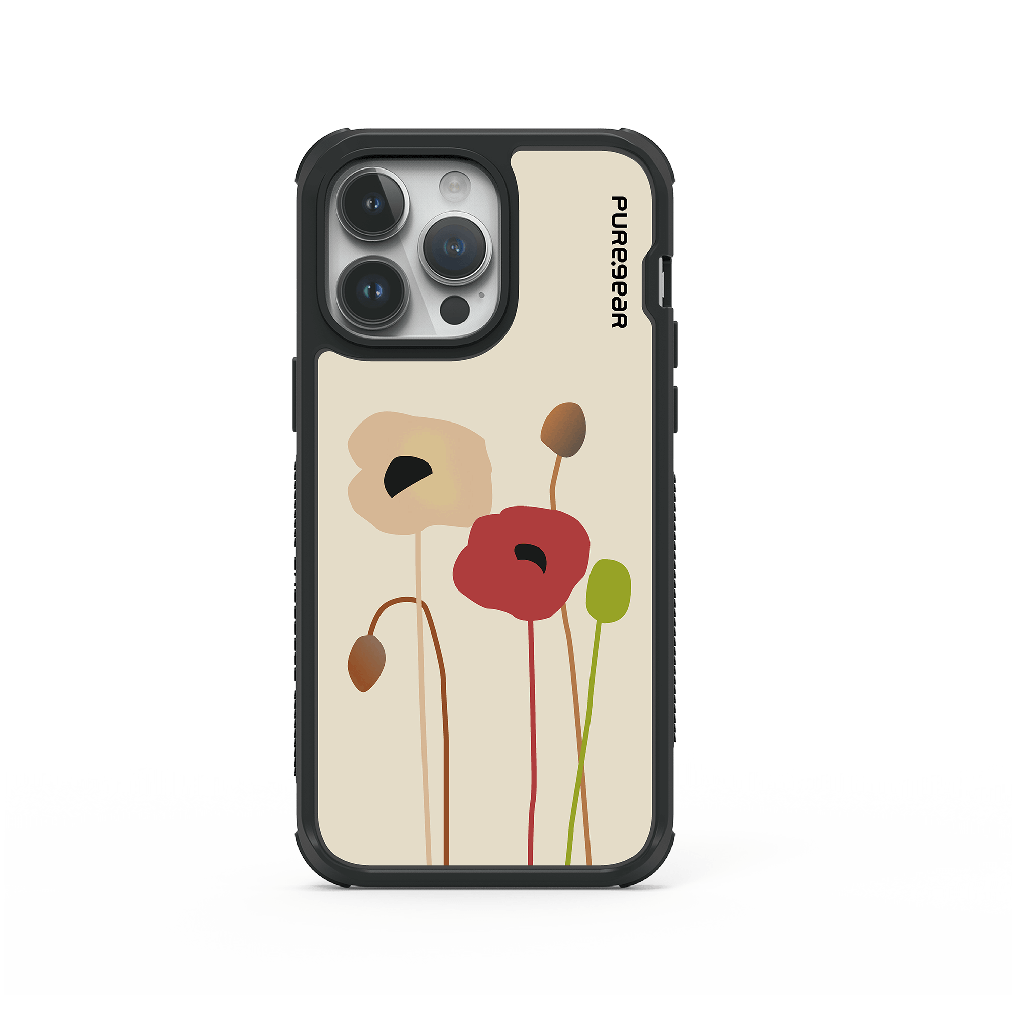 iPhone 14 輕坦克防摔手機殼 / 罌粟花 (花卉系列)