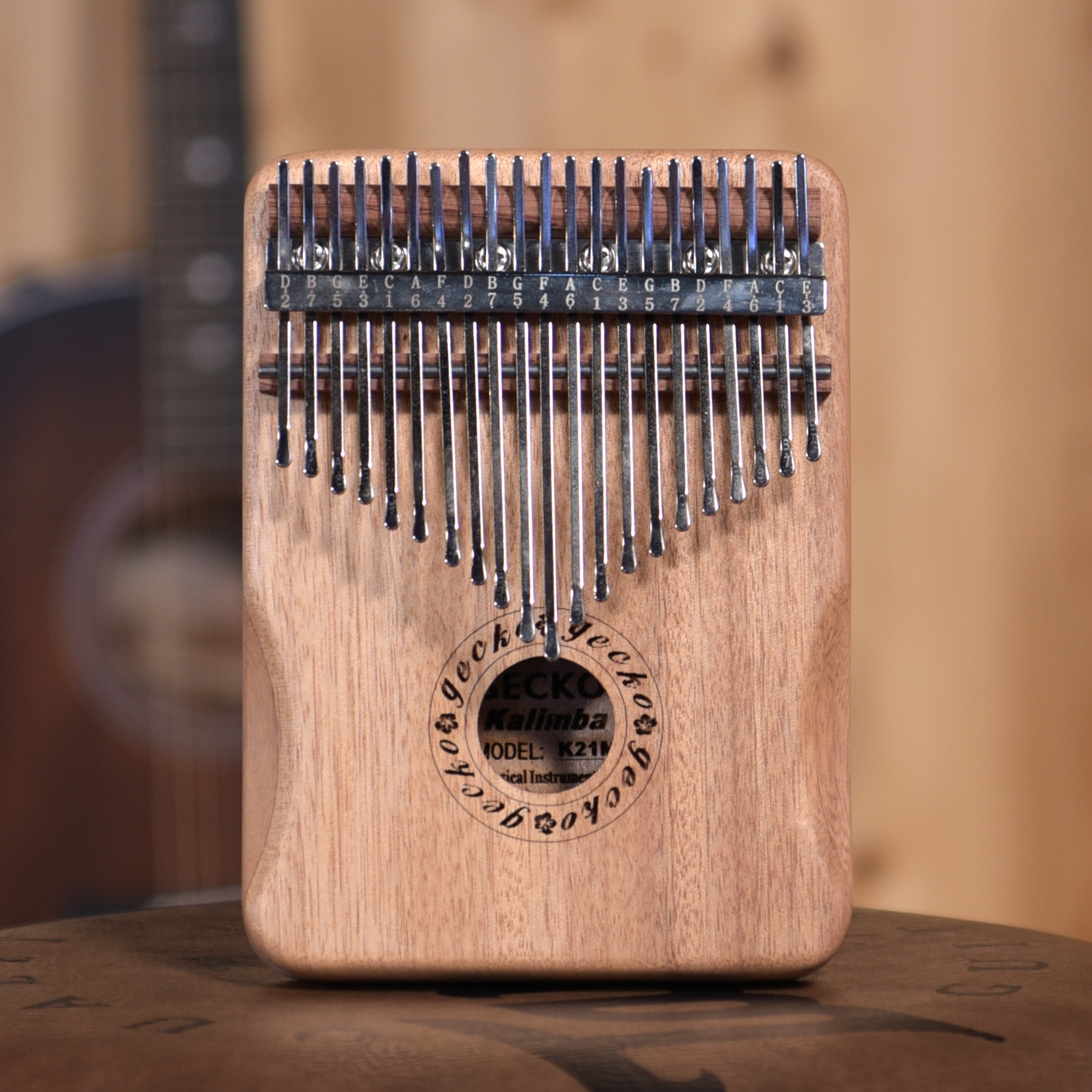 GECKO K21MN 2.0版 21音拇指琴 (含琴盒) 卡林巴
