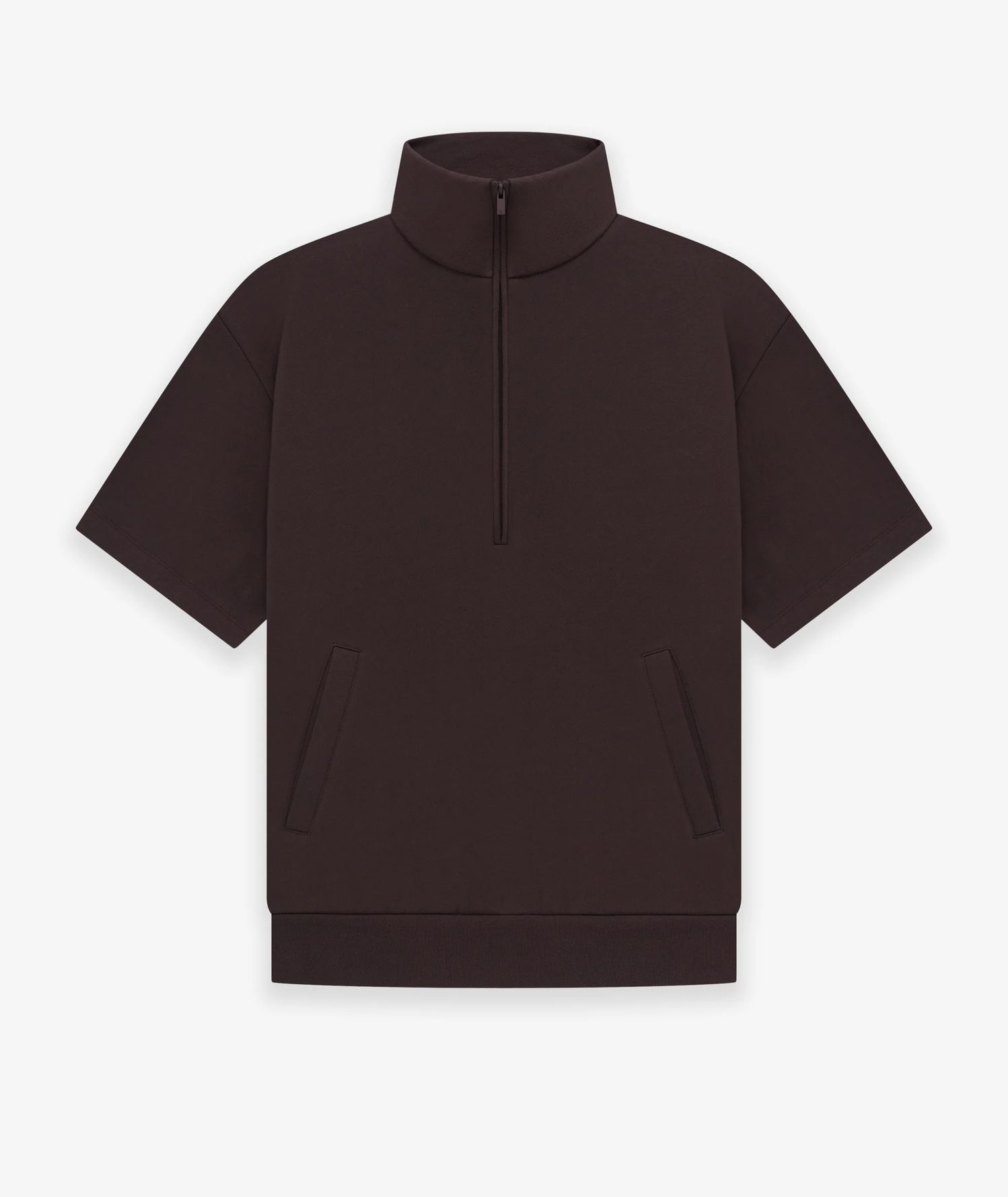 ESSENTIALS】HALF ZIP 3/4 SLEEVE SHIRT