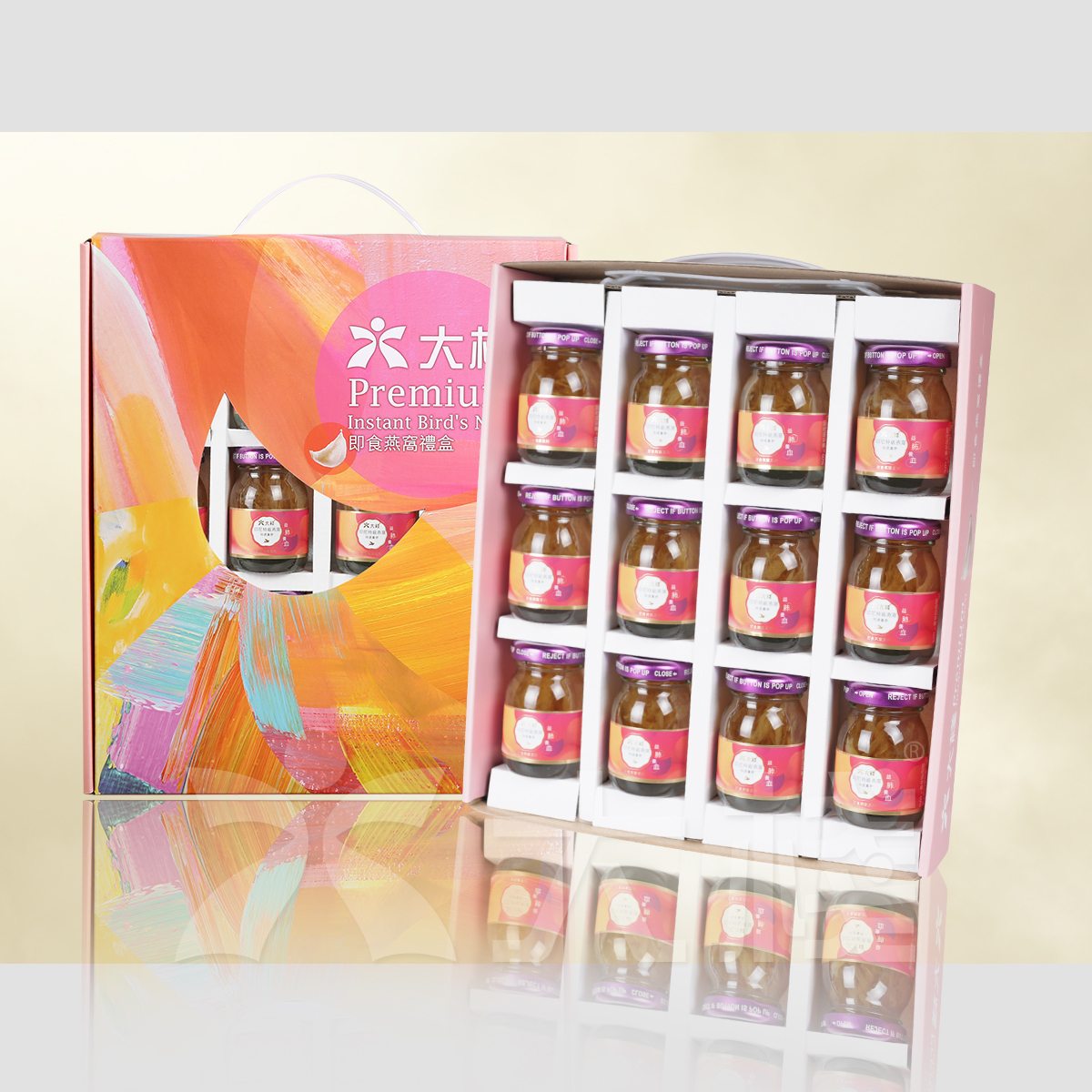 印尼特級即食官燕 配特選黨參 益肺養血版 (12 x 40克)