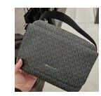 [S] MICHAEL KORS 37U0SCOM0B COOPER FLAP CAMERA BAG,BLACK, 193600919572 (SMK398)