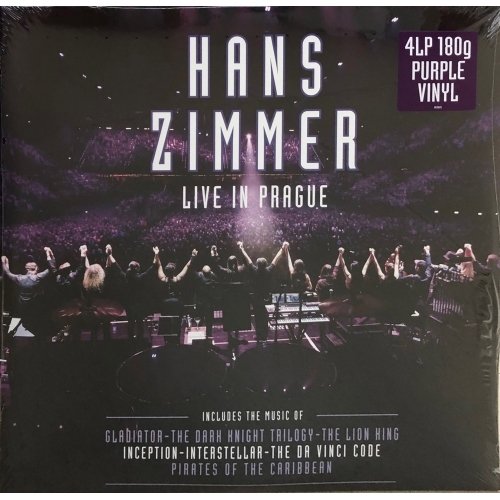 HANS ZIMMER-LIVE IN PRAGUE 4 PURPLE LP VINYL