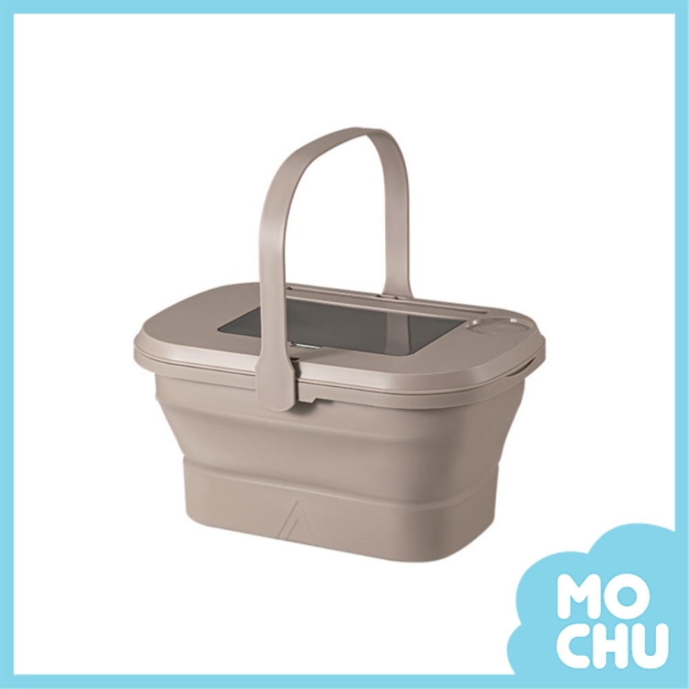 可折疊多功能野餐提籃(有餐具格)(四色)