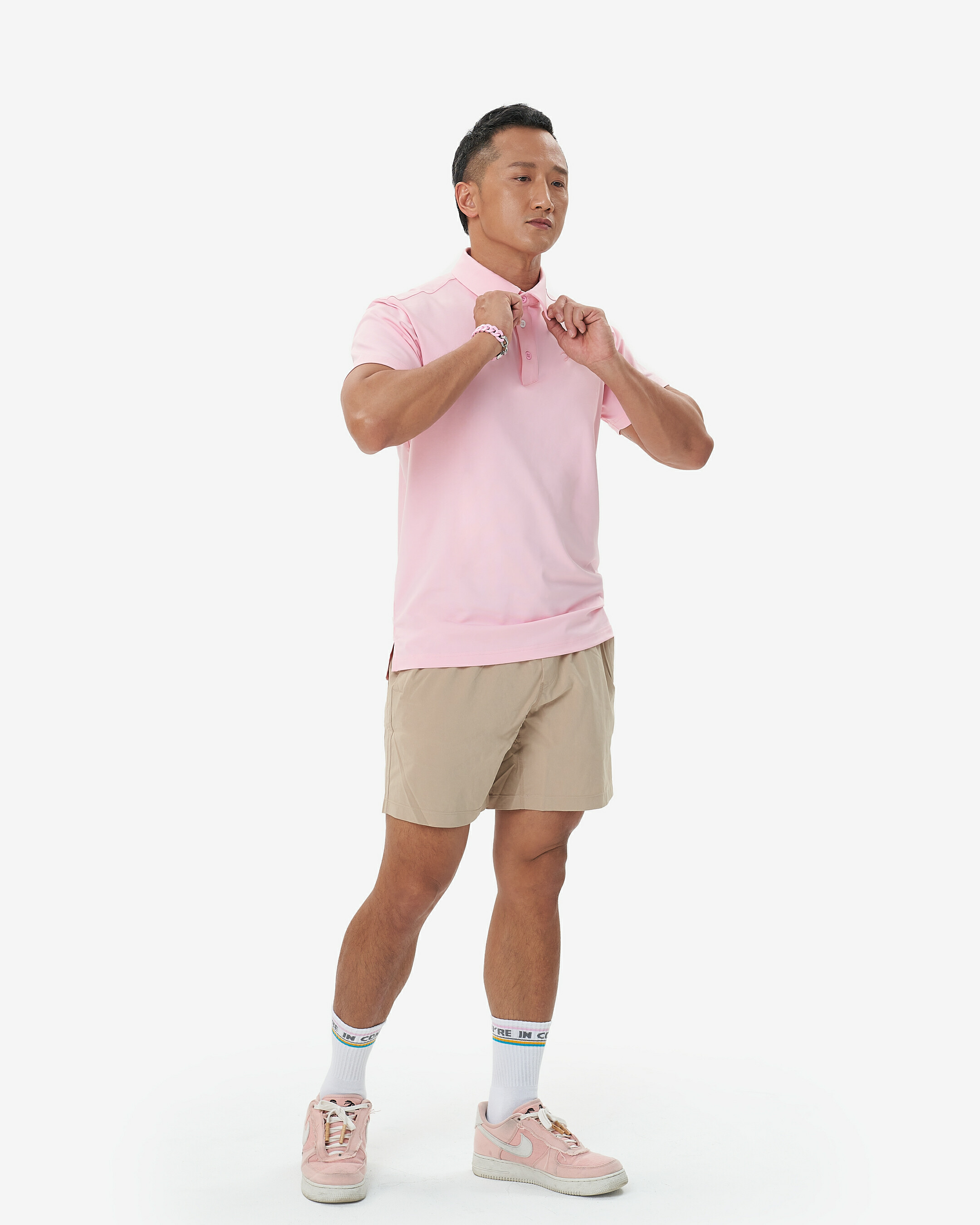 托瑪斯Polo衫（櫻花粉）