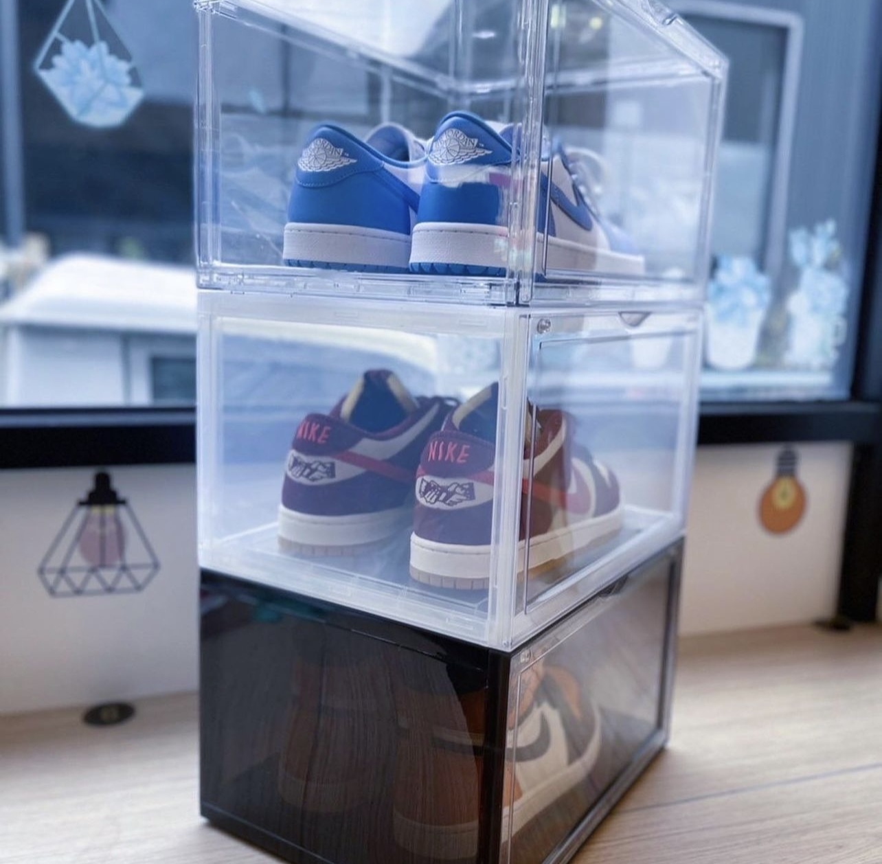 三款側開鞋盒 ㄧ組六個