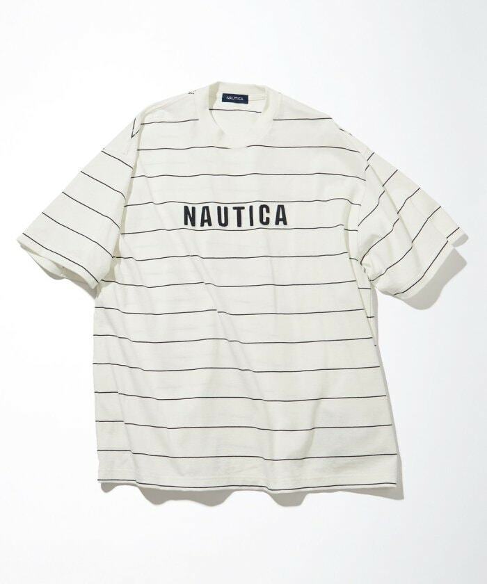 2023SS NAUTICA Pin Border Logo S/S Tee 條紋 LOGO 短T 5色 現貨