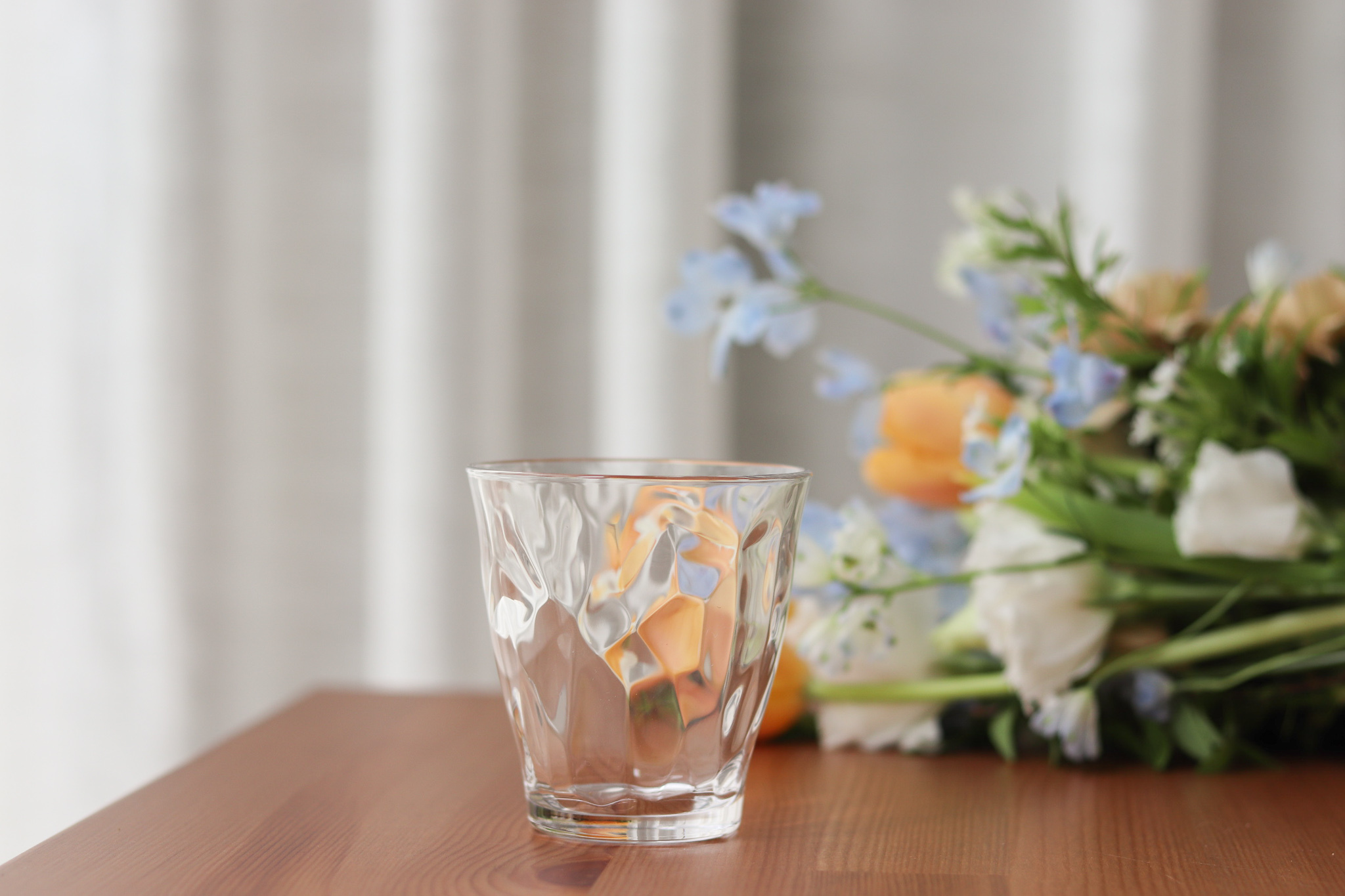 日本製 水波紋 玻璃水杯