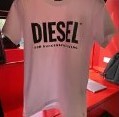 [S] DIESELT-SILLY-ECOLOGO T-SHIRT,WHITE, A046850ZZXJ100 (SDS13)