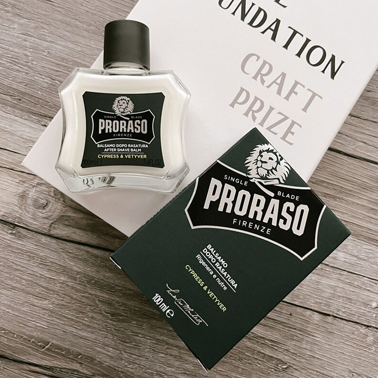 義大利 Proraso - 柏樹香根草 鬍後乳（專業修容版）