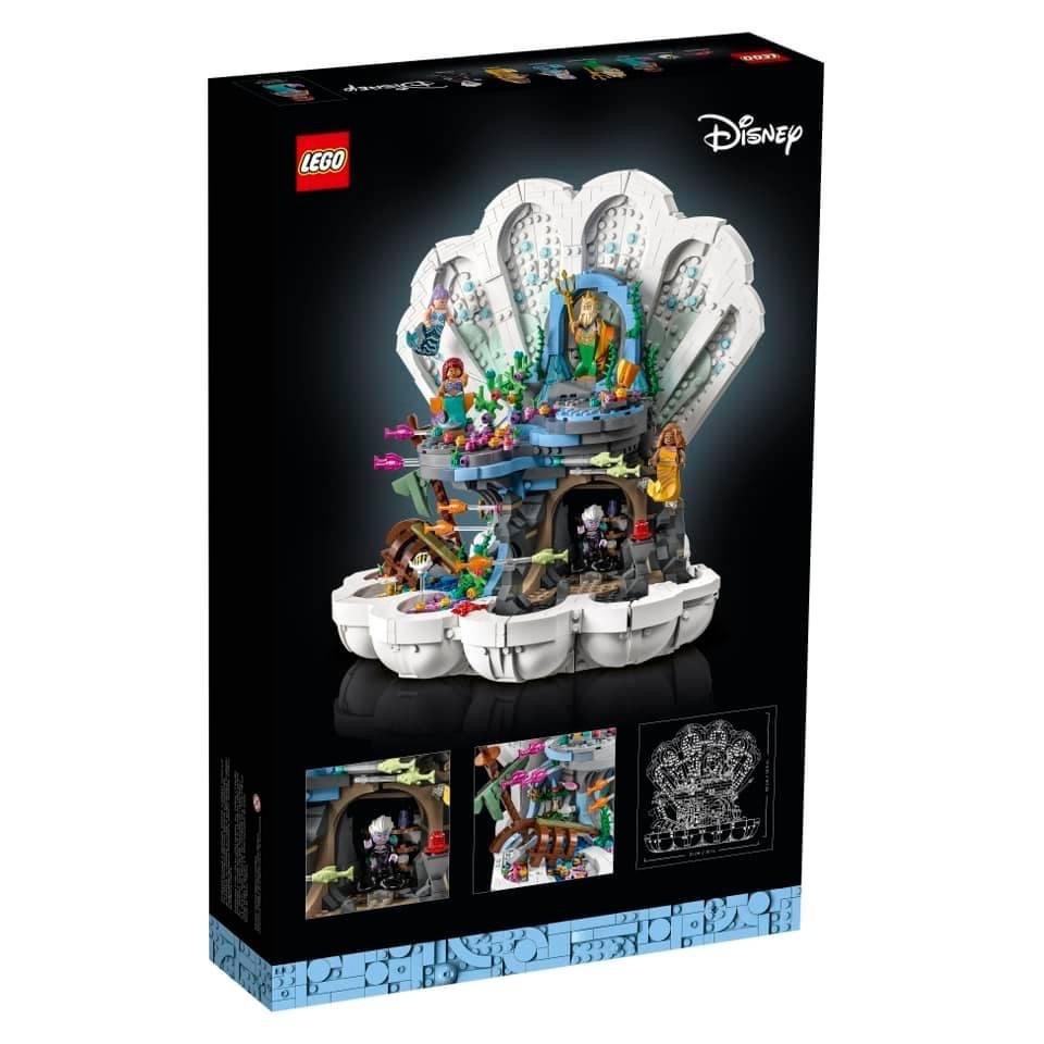[飛米樂高積木專賣店] 5月號上市 LEGO 43225 迪士尼 小美人魚 貝殼宮殿