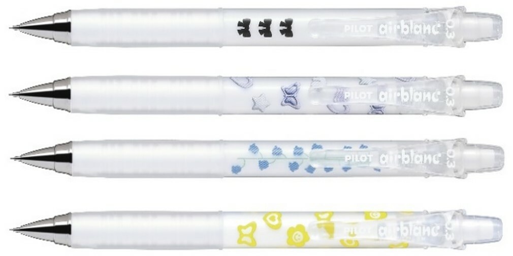 限量聯名 Air Blanc X NICOLA  減壓 自動鉛筆 0.3mm｜PILOT 日本