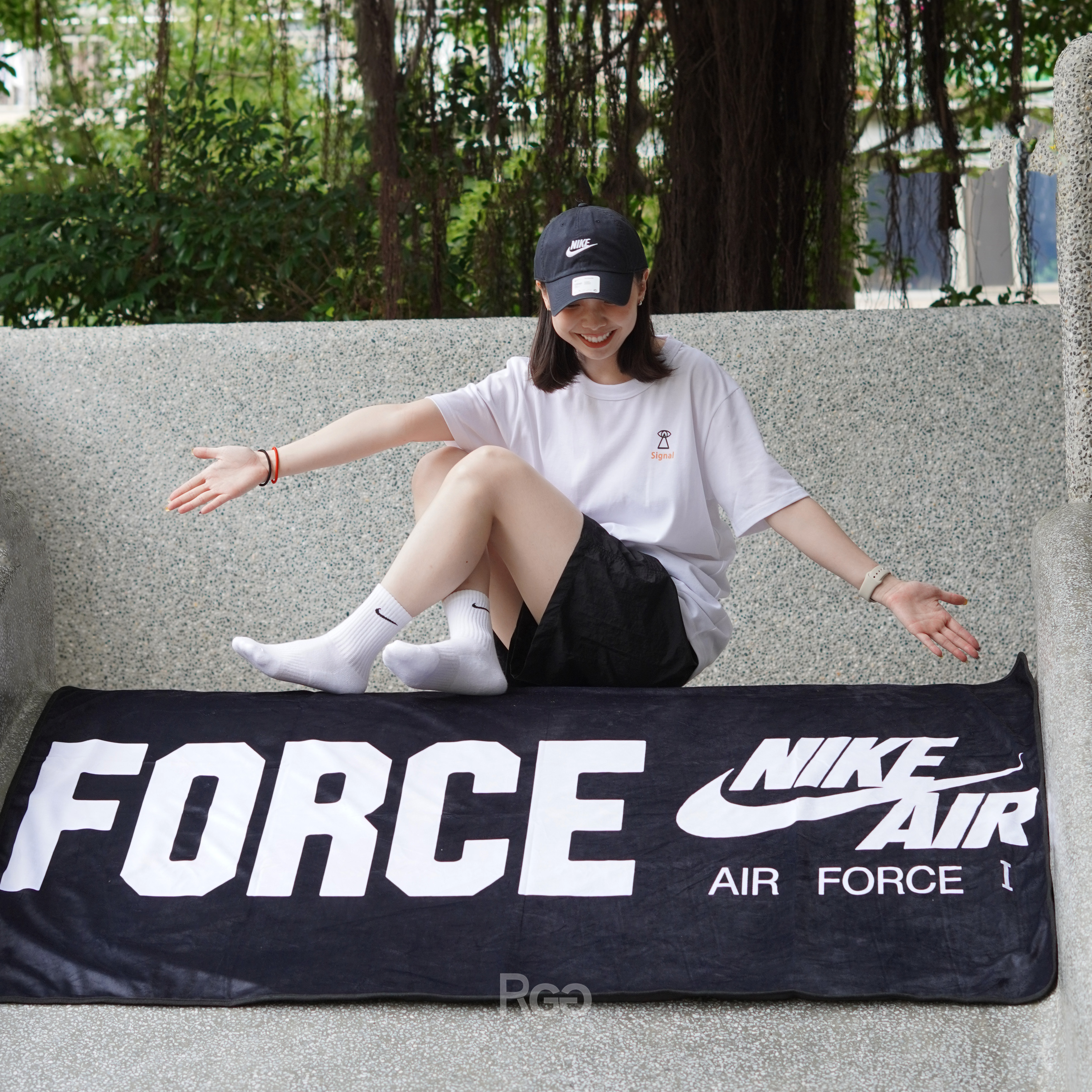 Nike Air Force1 空軍一號 40週年限定毛毯毯子