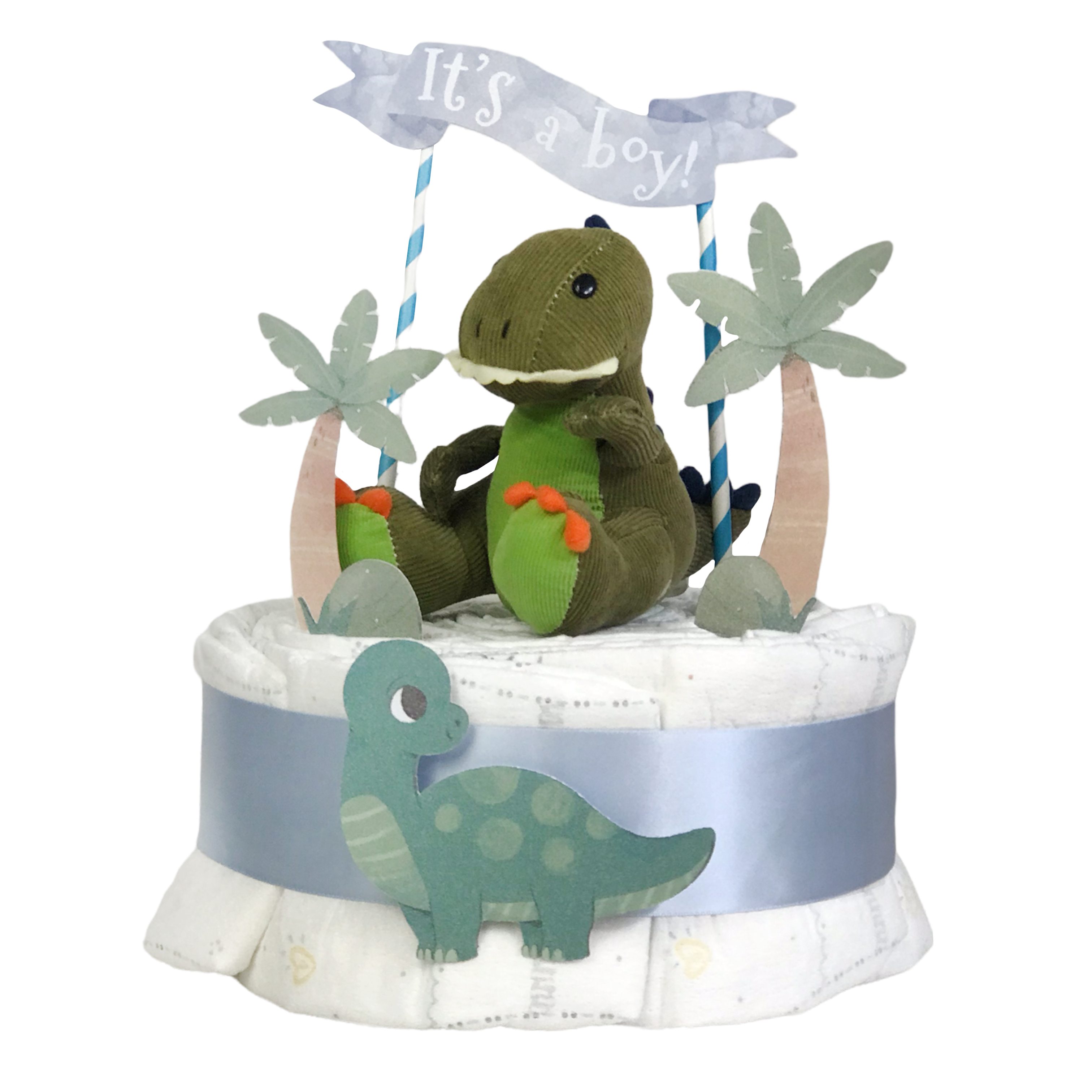 Q版恐龍仔尿片蛋糕