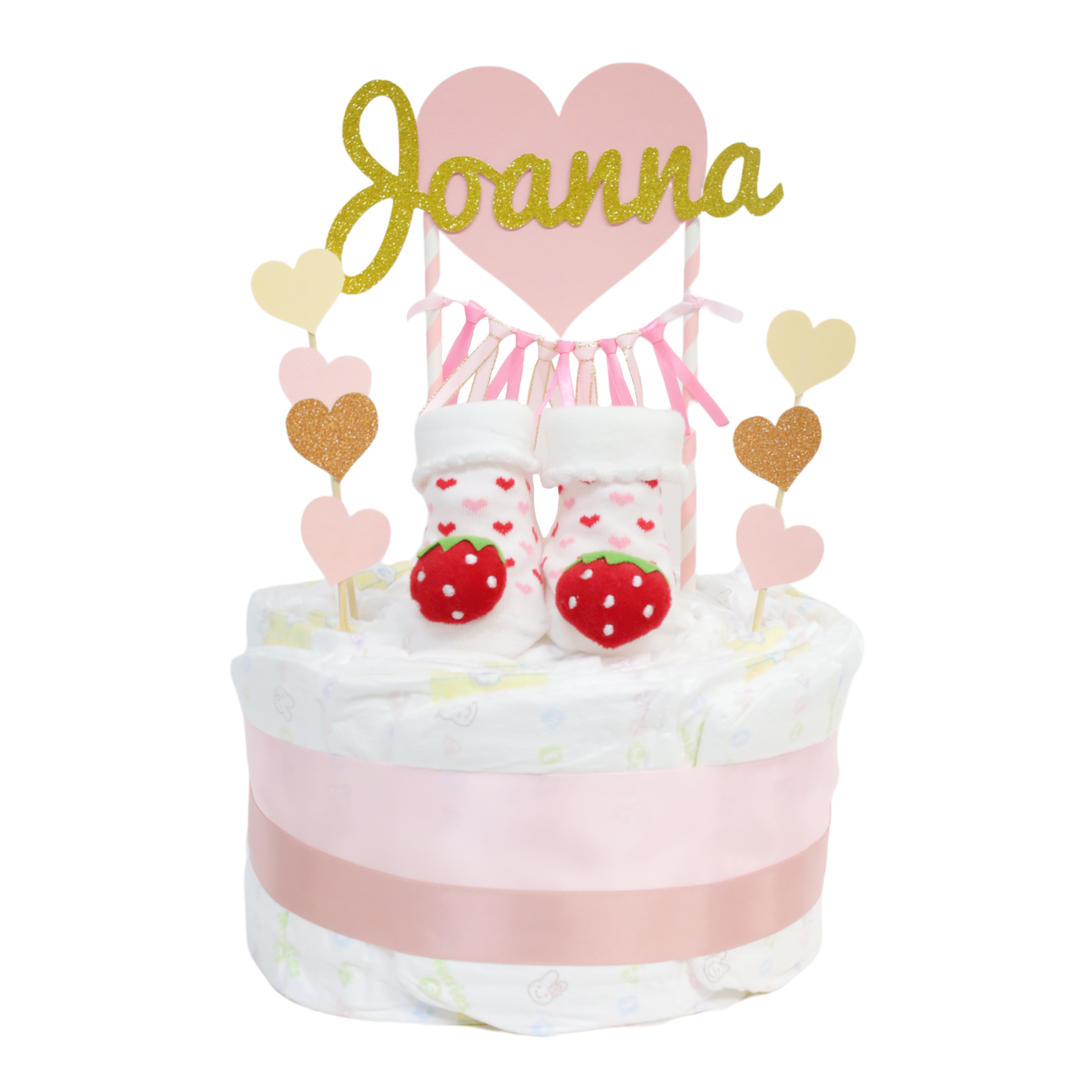 士多啤梨襪仔尿片蛋糕