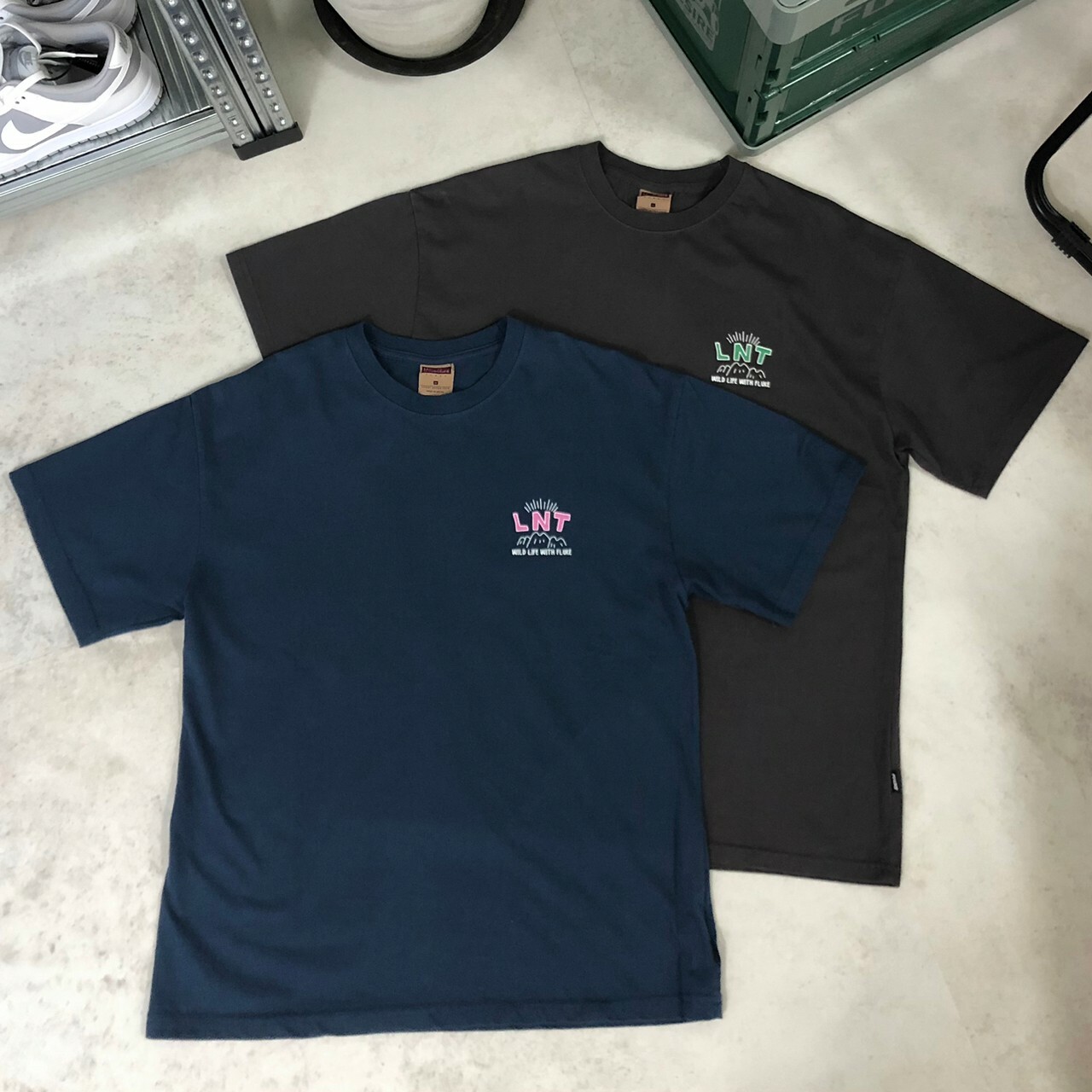 Fluke Lnt 標語短袖 T恤 FST185