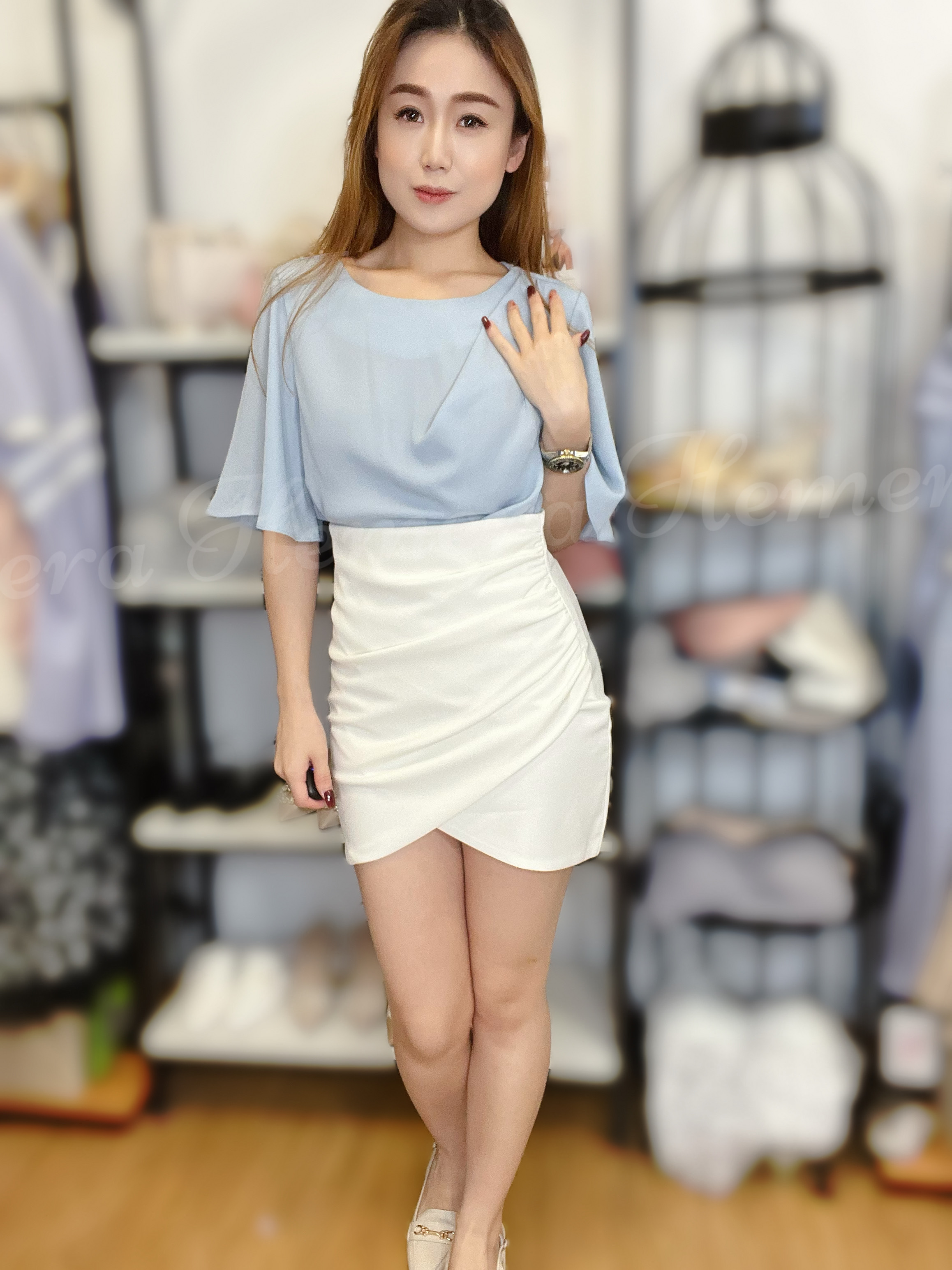 粉絲福利（不退不換，不設8折）雪紡上身