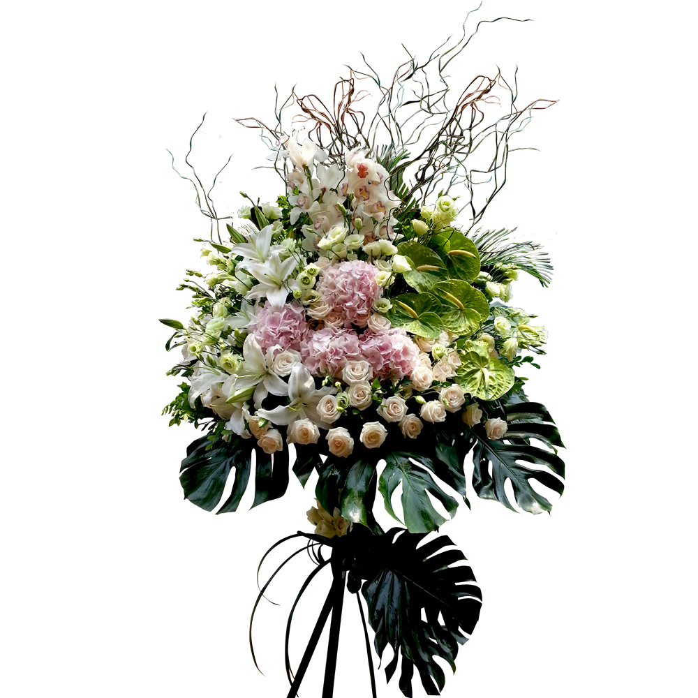 沉痛吊唁帛事花圈