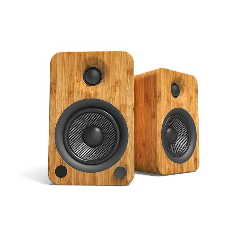 Kanto YU4 藍牙立體聲書架喇叭 竹紋