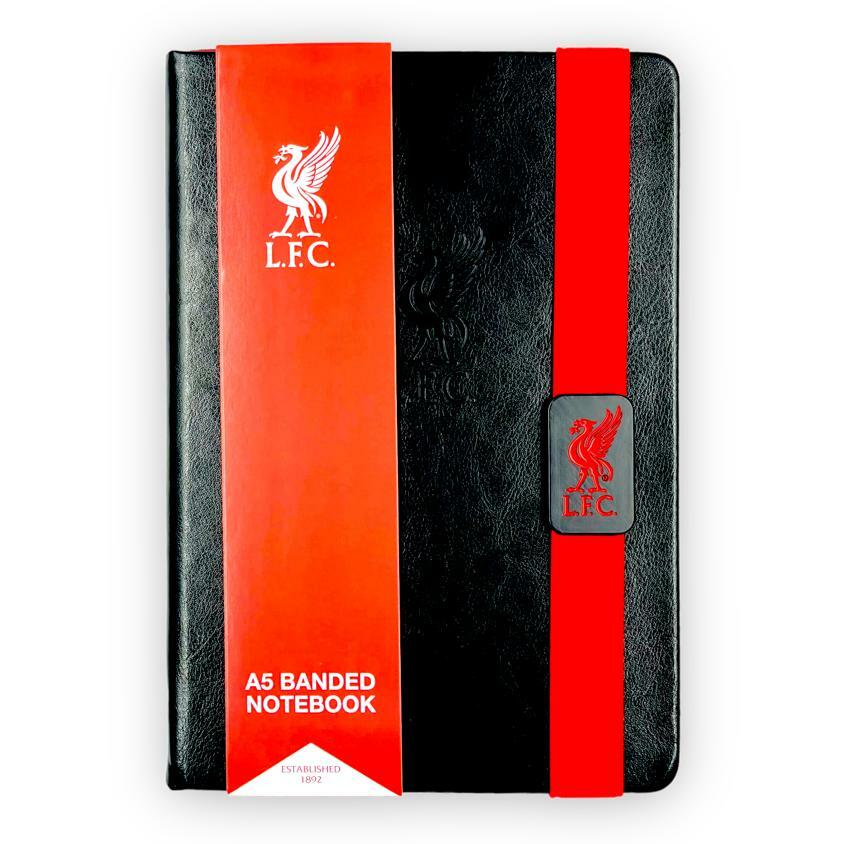 利物浦黑色紅帶A5筆記簿