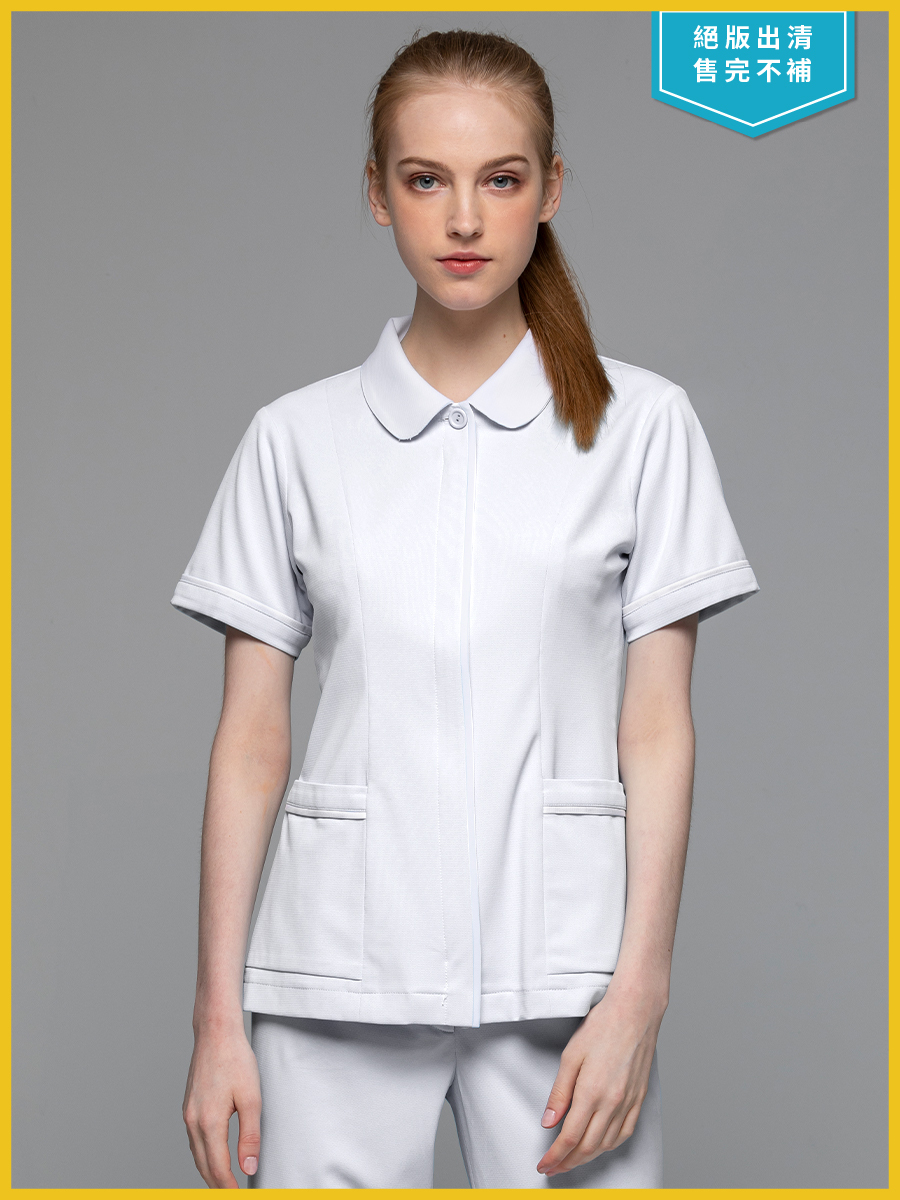 【 A222-W0 出清款 】女護理褲裝-A科技布-純粹白