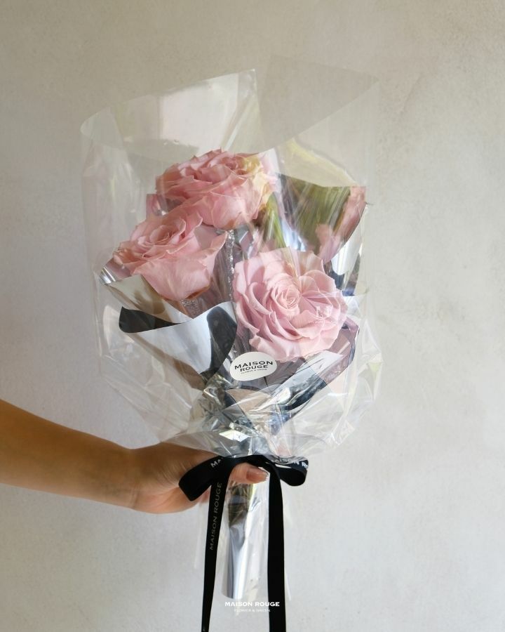 永生花推薦・粉紅泡泡