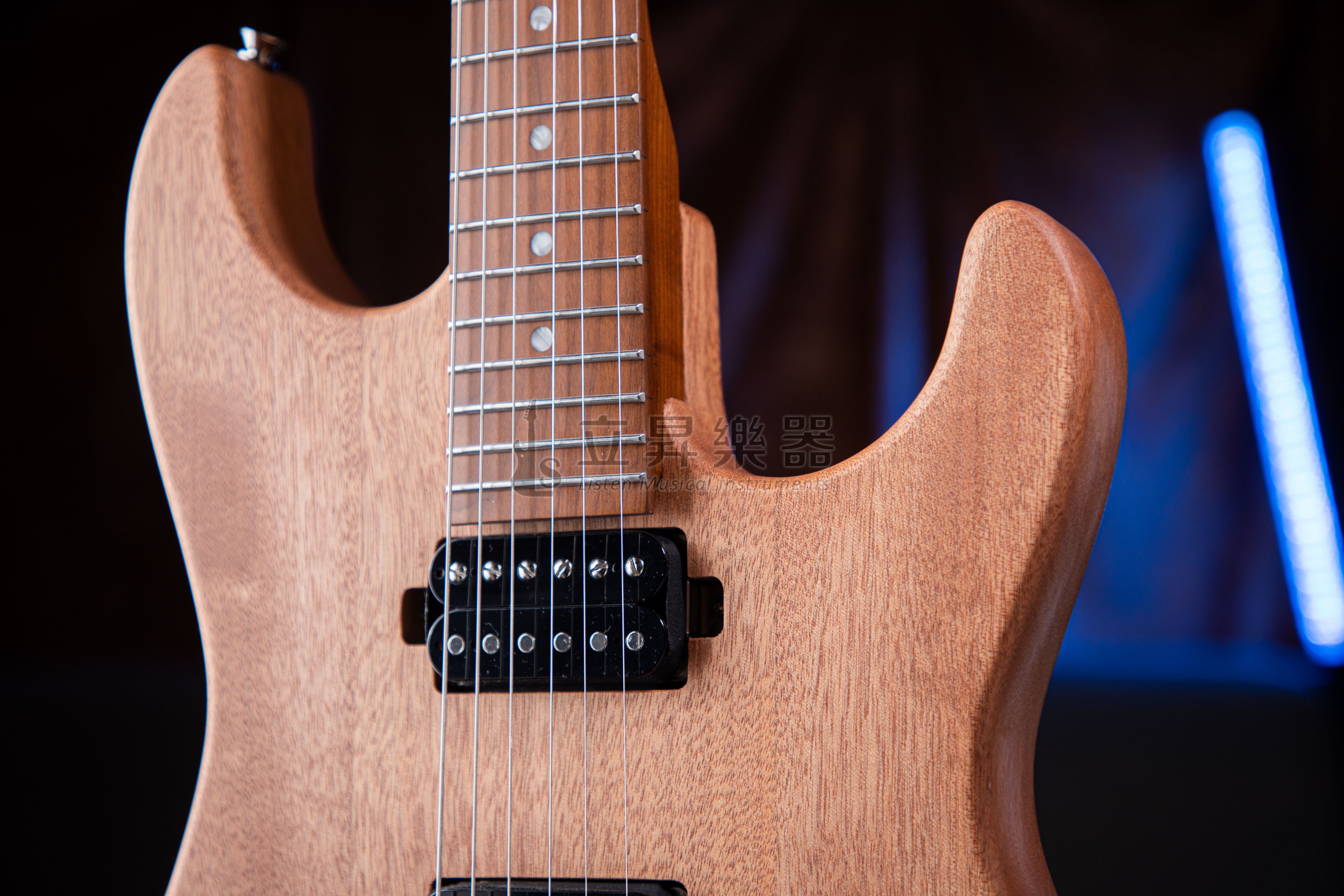 Corona Modern Plus S-Strat MAH M24 STRAT琴身 24格 烤楓木琴頸指板 不鏽鋼Fret 原木色 第 3 張圖片｜三峽鼓 / 打擊