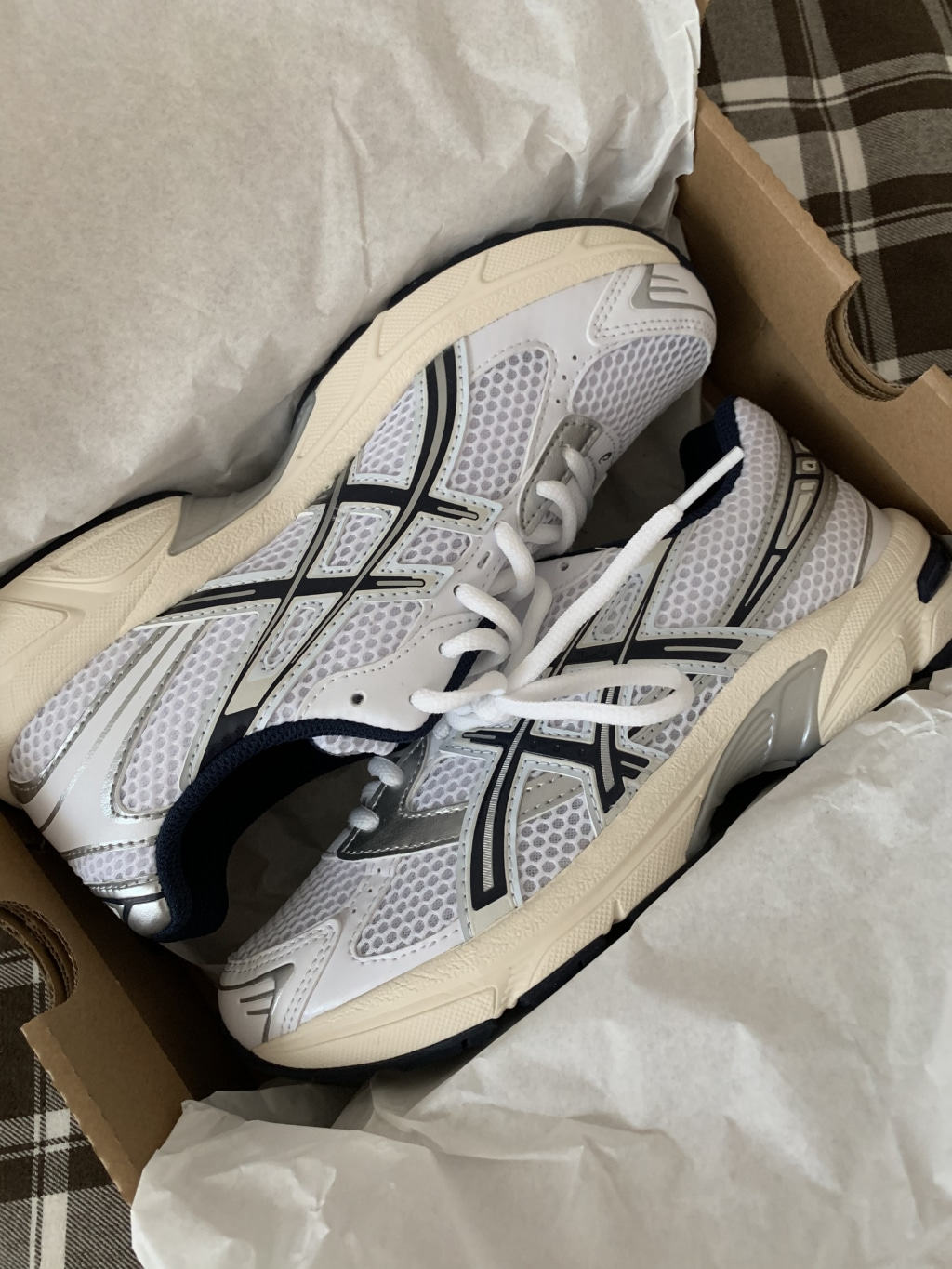 Asics Gel-1130 White Midnight 午夜藍復古底 