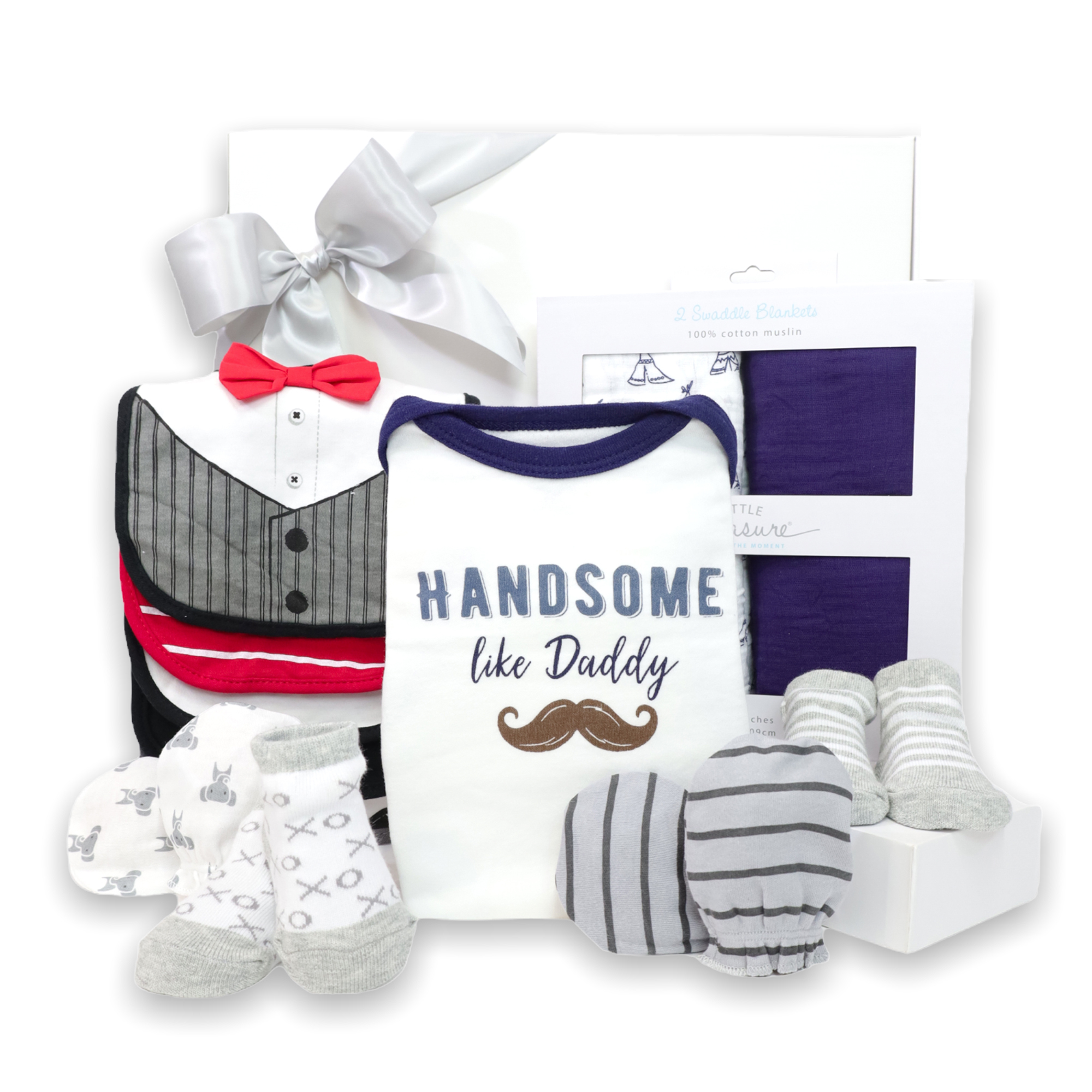 小紳士嬰兒禮籃