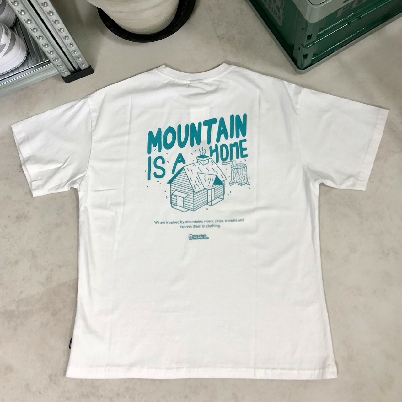 Fluke Mountain Cabin 顏料短袖T恤 FST715