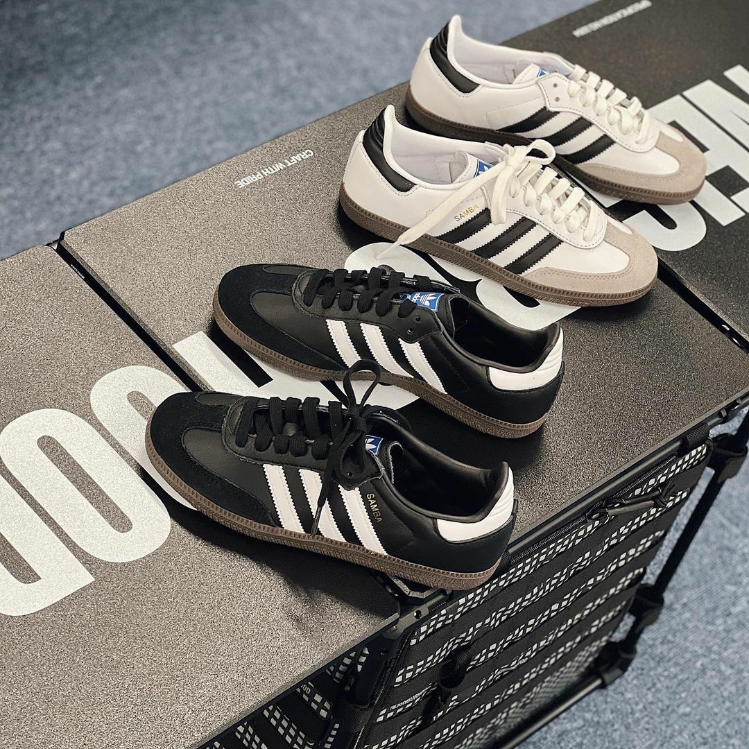 Adidas Originals Samba OG 森巴白 德訓鞋 白灰 白色 黑色 B75806 B75807