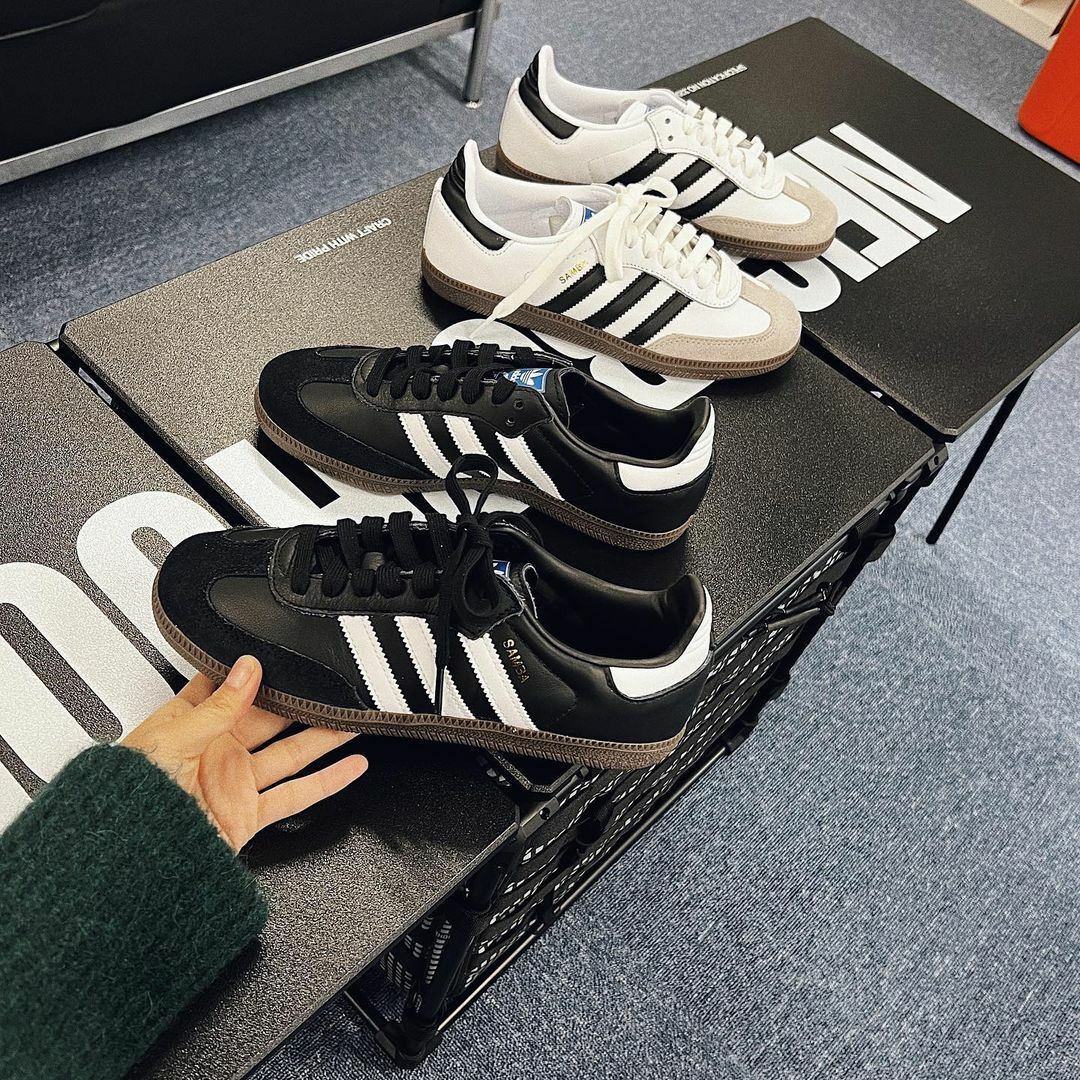 Adidas Originals Samba OG 森巴白 德訓鞋 白灰 白色 黑色 B75806 B75807